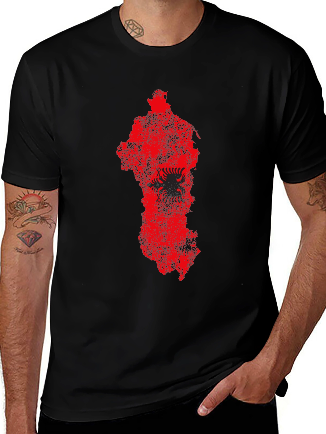 Albania Map T-Shirt