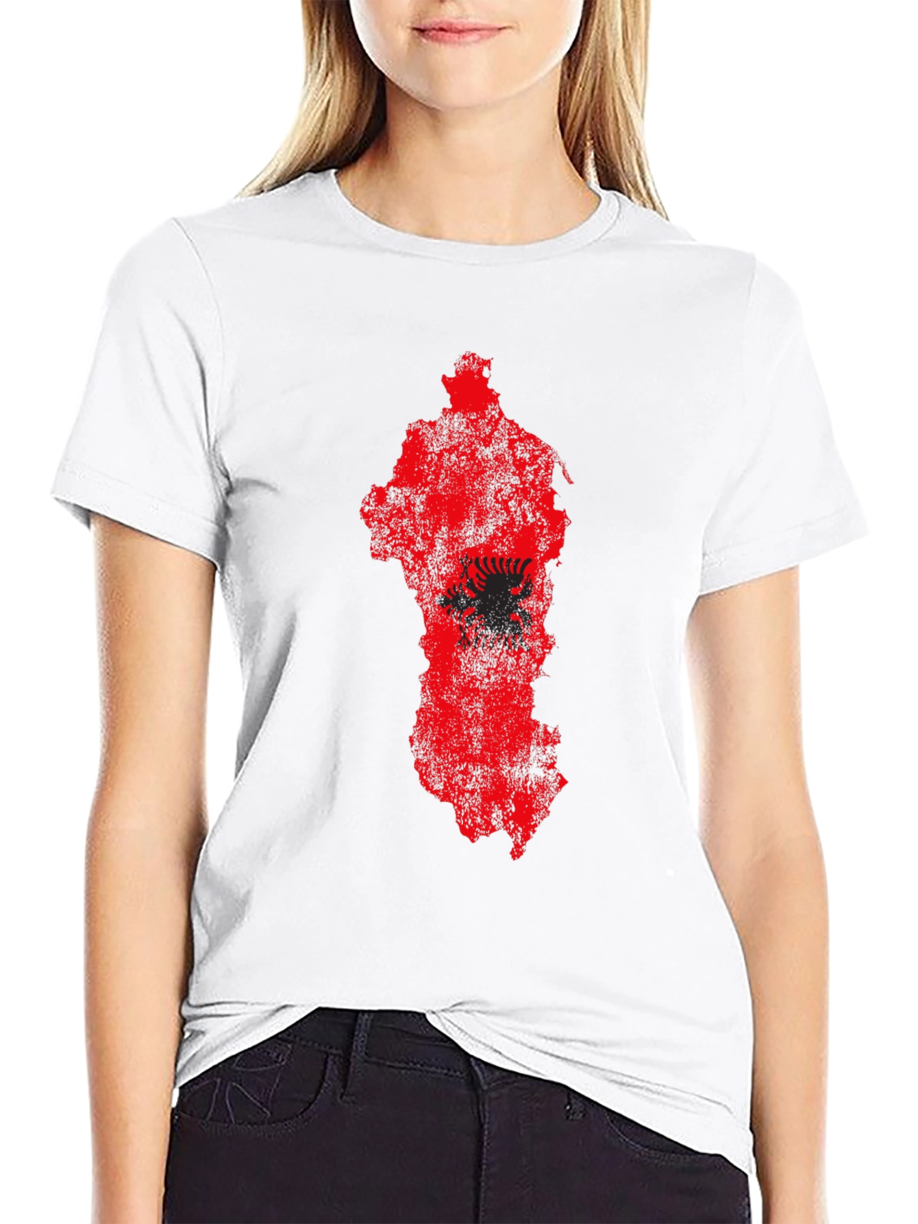 Albania Map T-Shirt