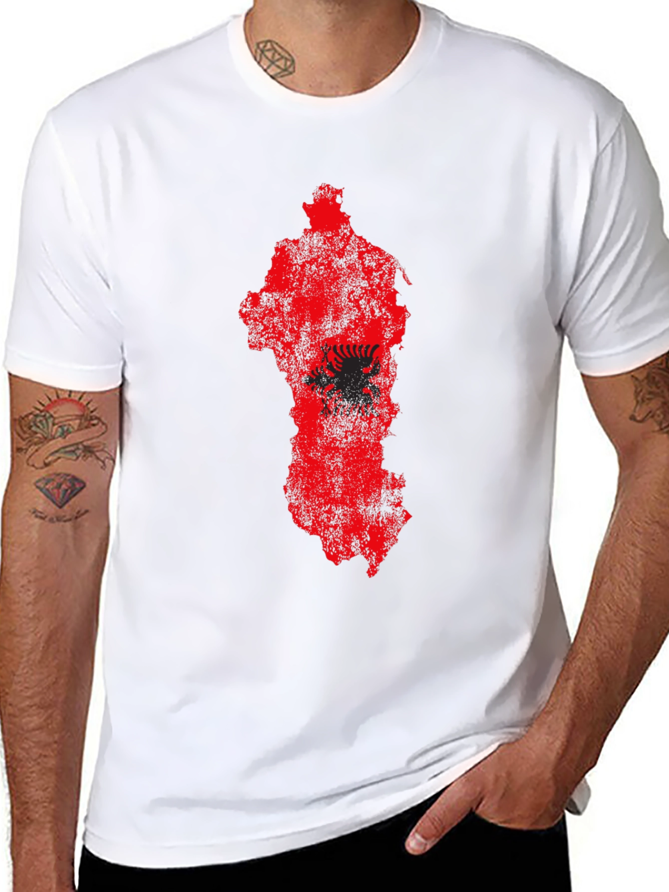 Albania Map T-Shirt