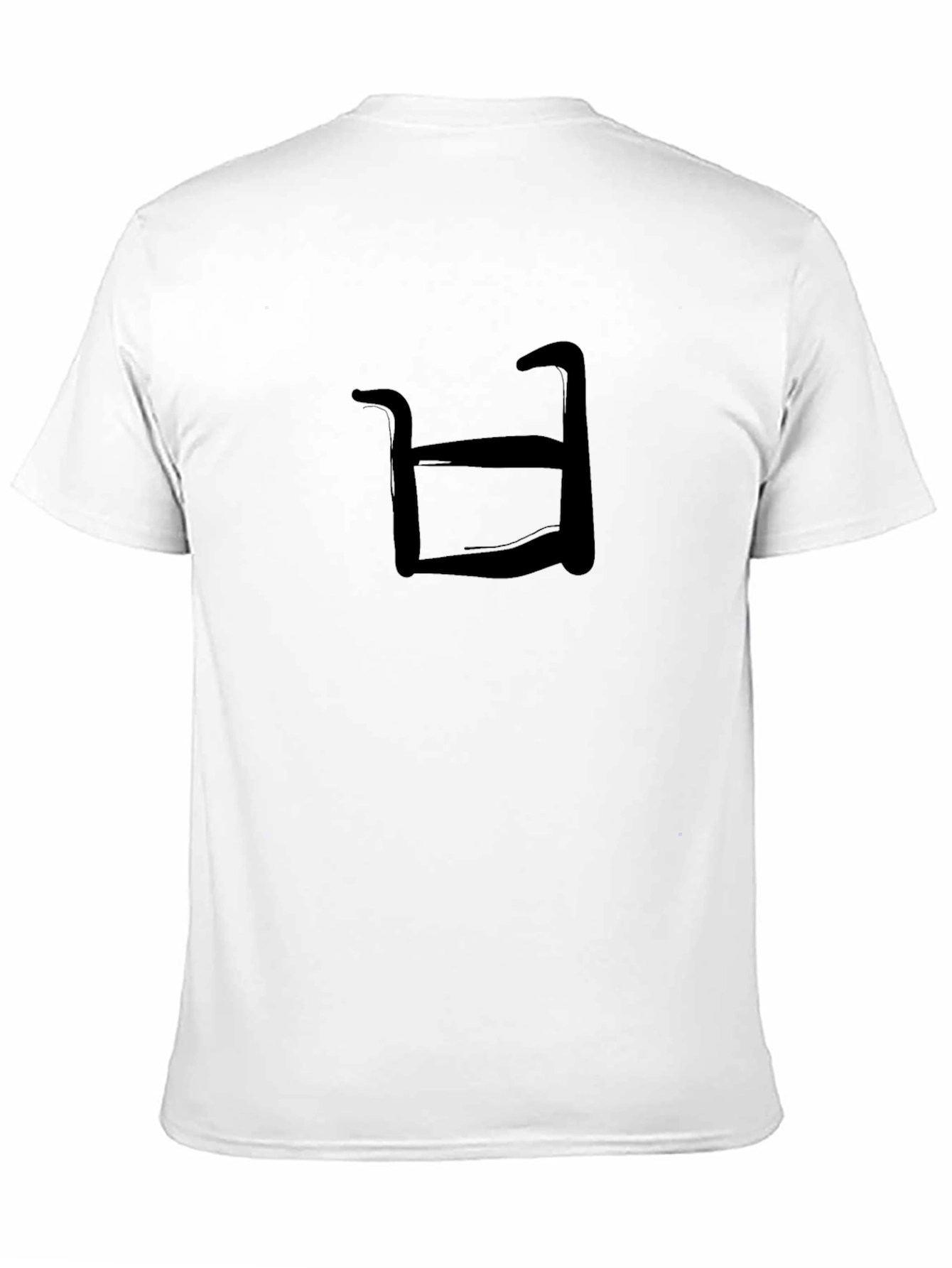Modern Minimalist Graphic Tee - Black