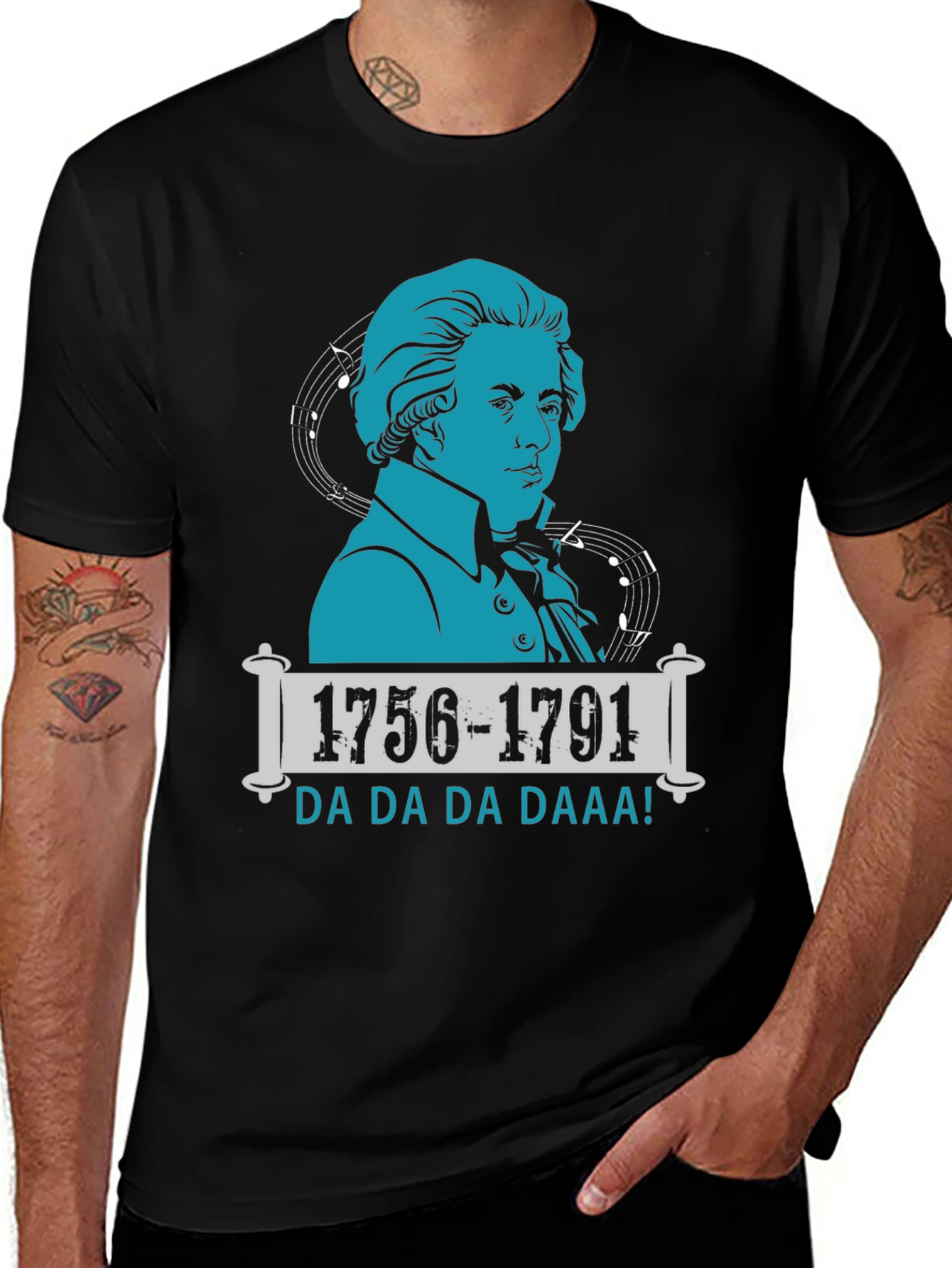Mozart T-Shirt - Da Da Da Daaa! Music Tee