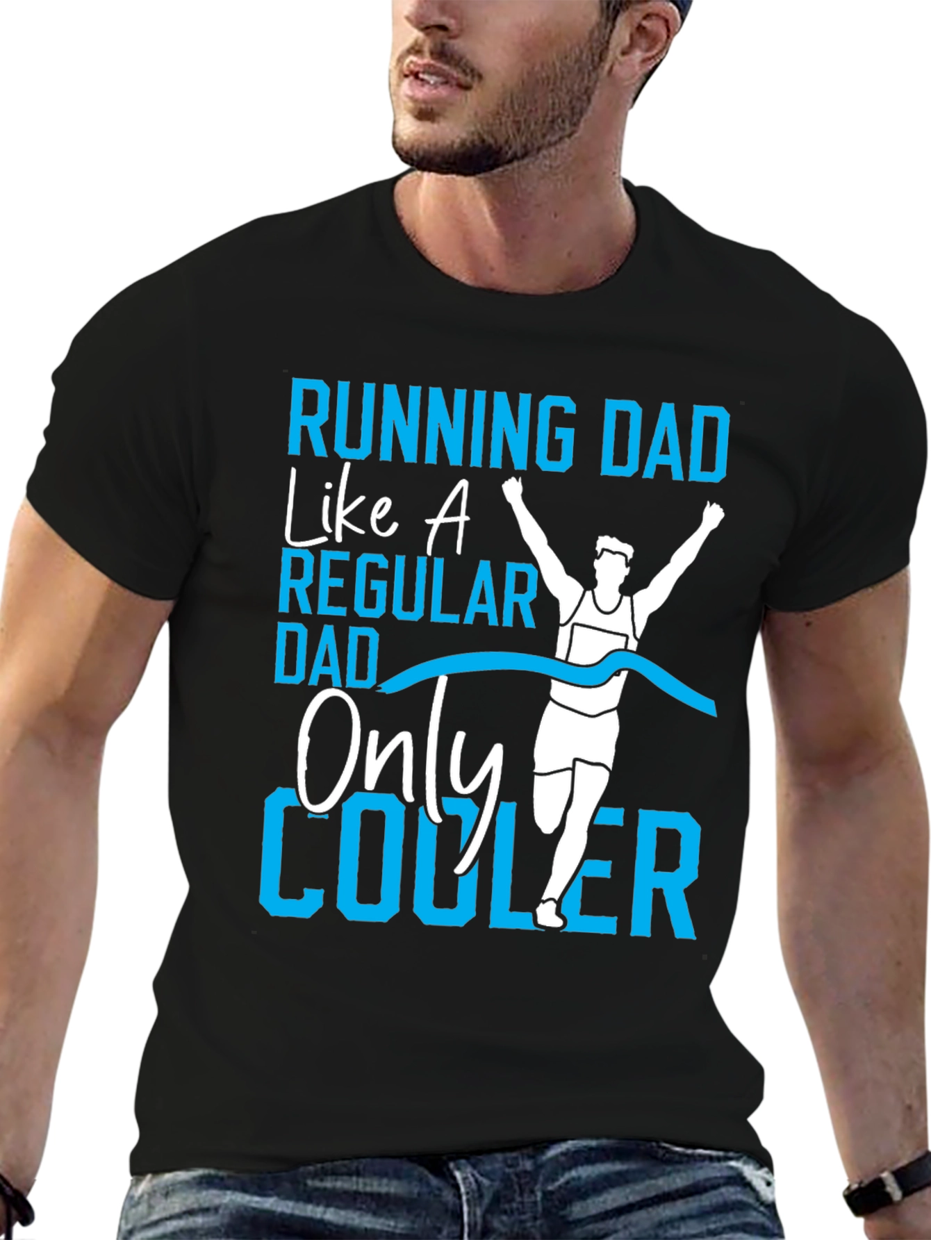 Running Dad T-Shirt - Cool Fathers Day Gift