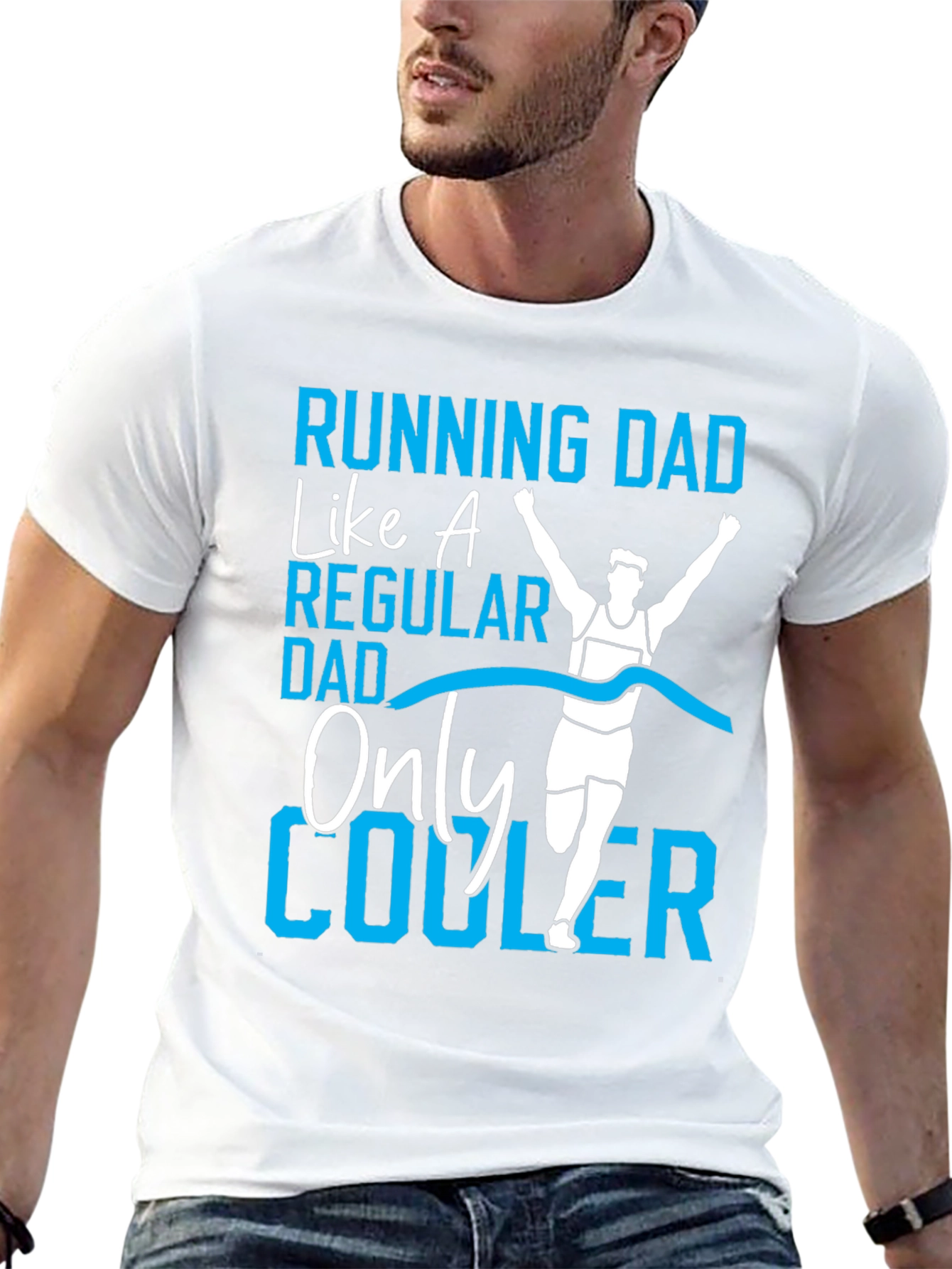 Running Dad T-Shirt - Cool Fathers Day Gift