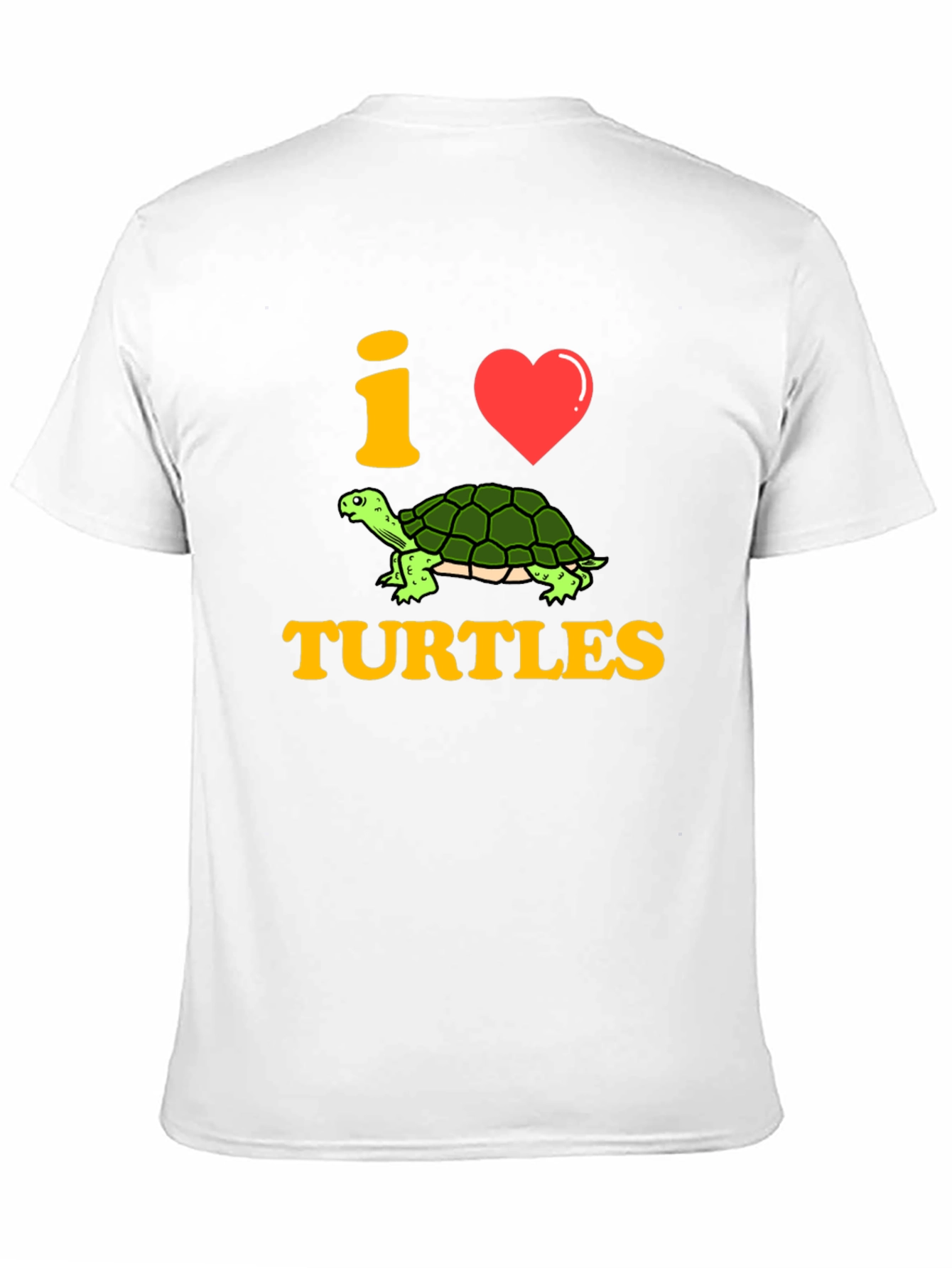 I Love Turtles T-Shirt - Graphic Print Tee