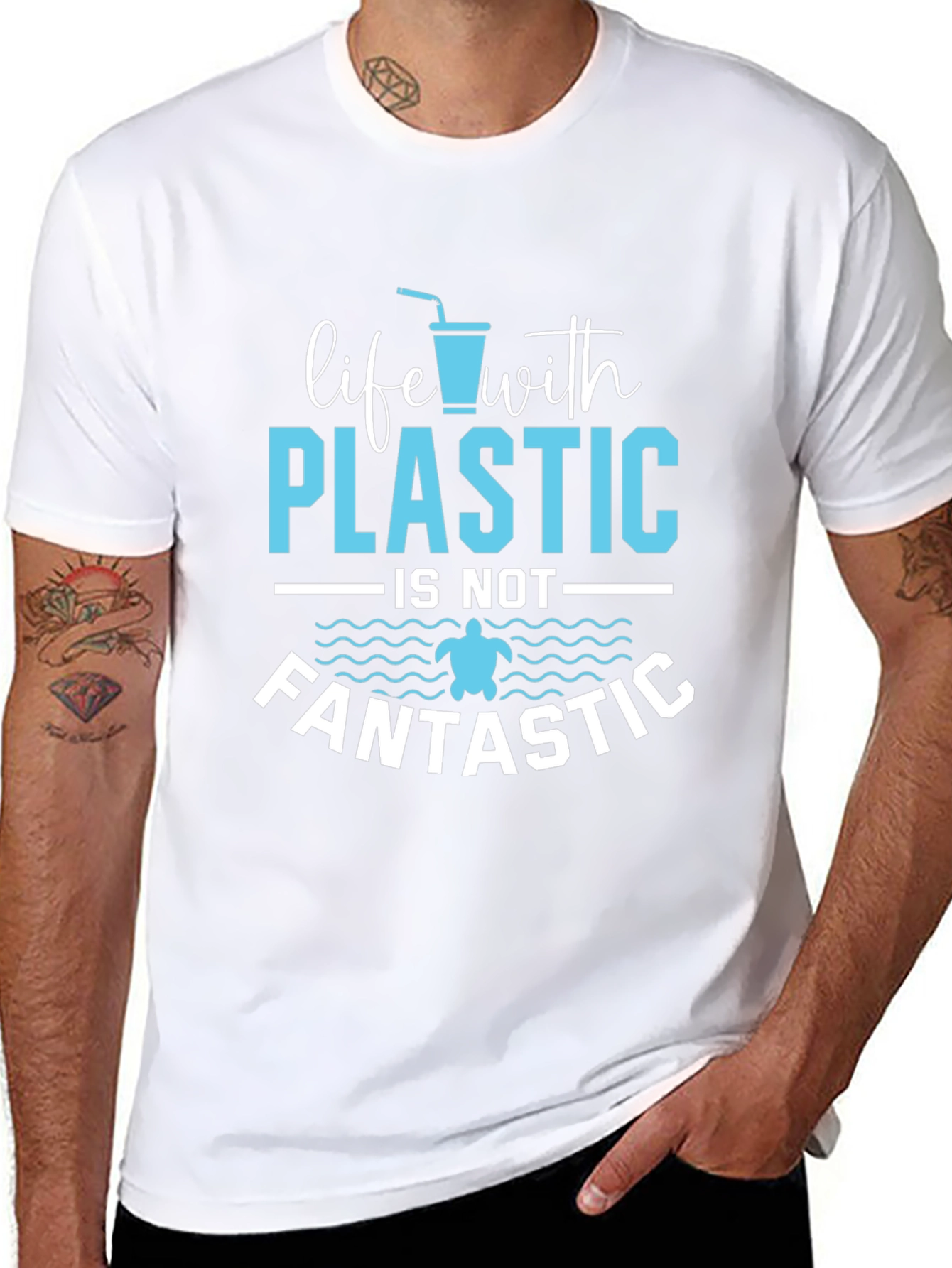 Life Without Plastic T-Shirt - Save Our Seas