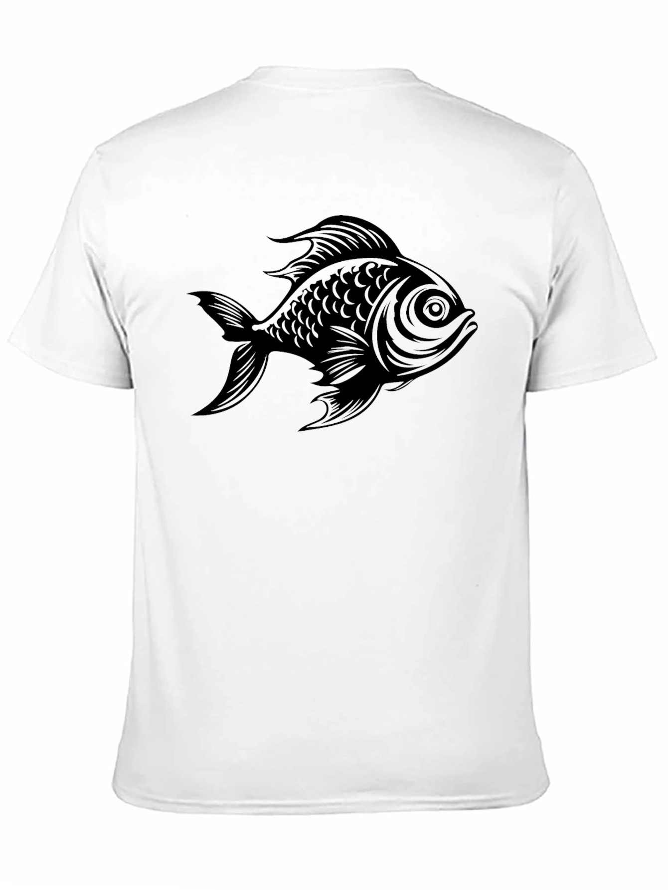 Black Fish Graphic Tee - Casual Style