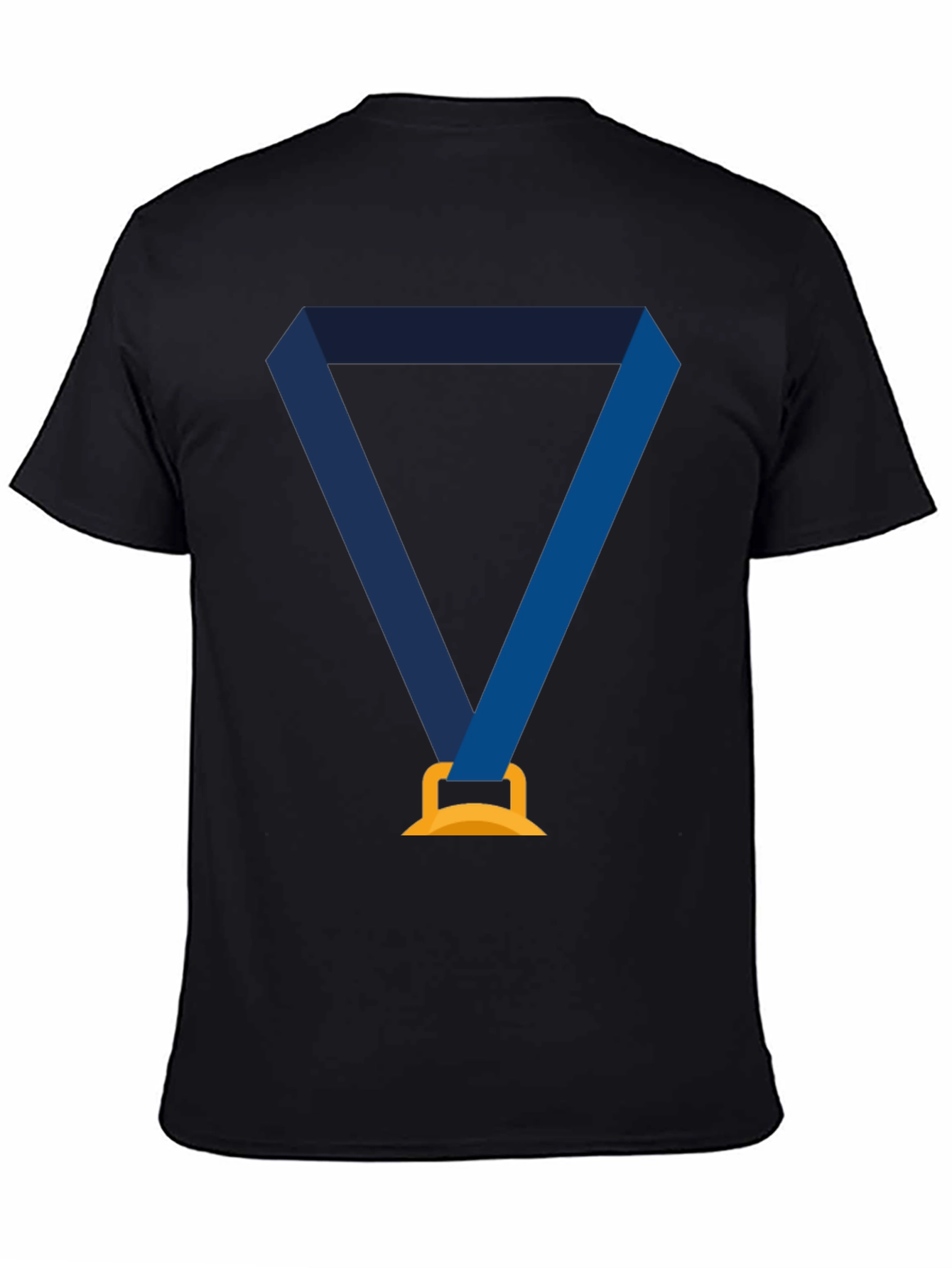 Award Medal Graphic Tee - Unisex Black T-Shirt