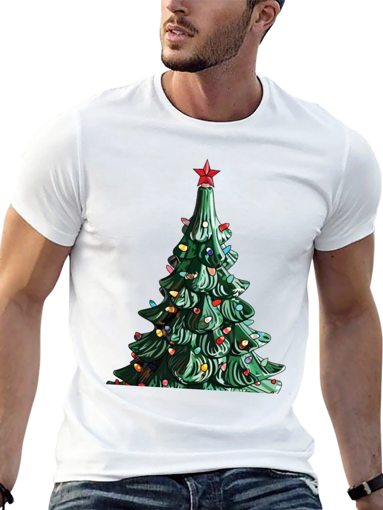Festive Ceramic Christmas Tree Tee