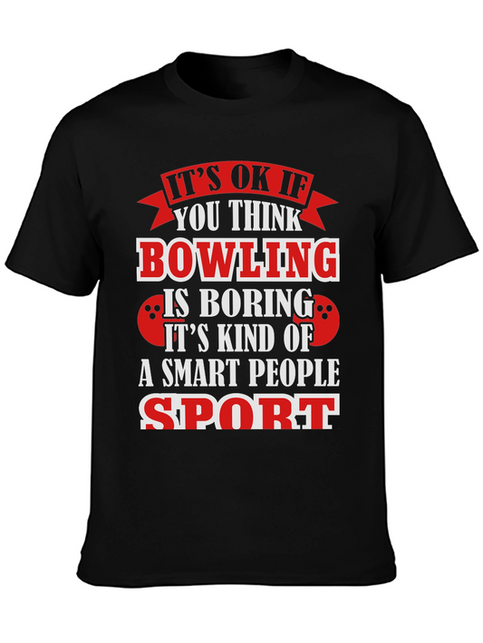 Bowling Smart People Sport Graphic T-Shirt