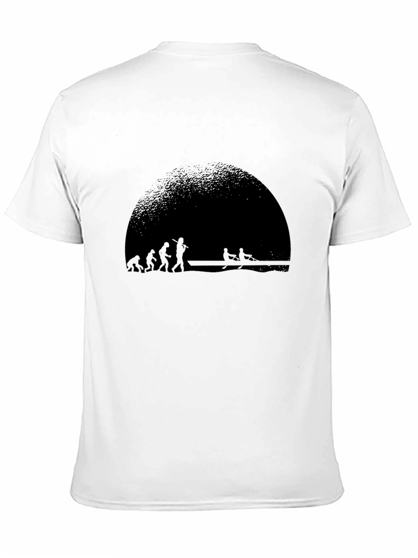 Evolution of Rowing Black T-Shirt
