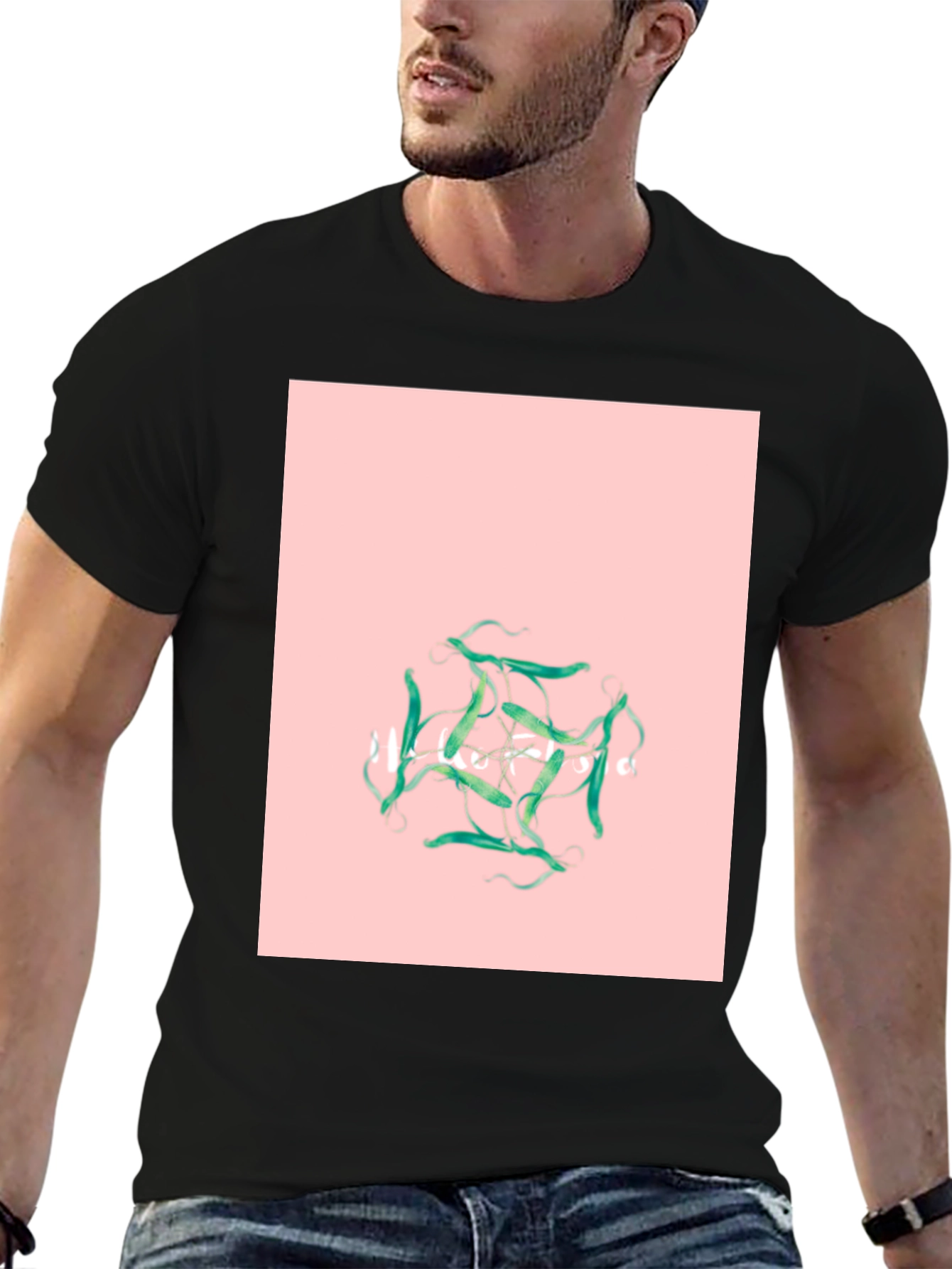 Geometric Pattern Graphic Tee - Modern Style Shirt