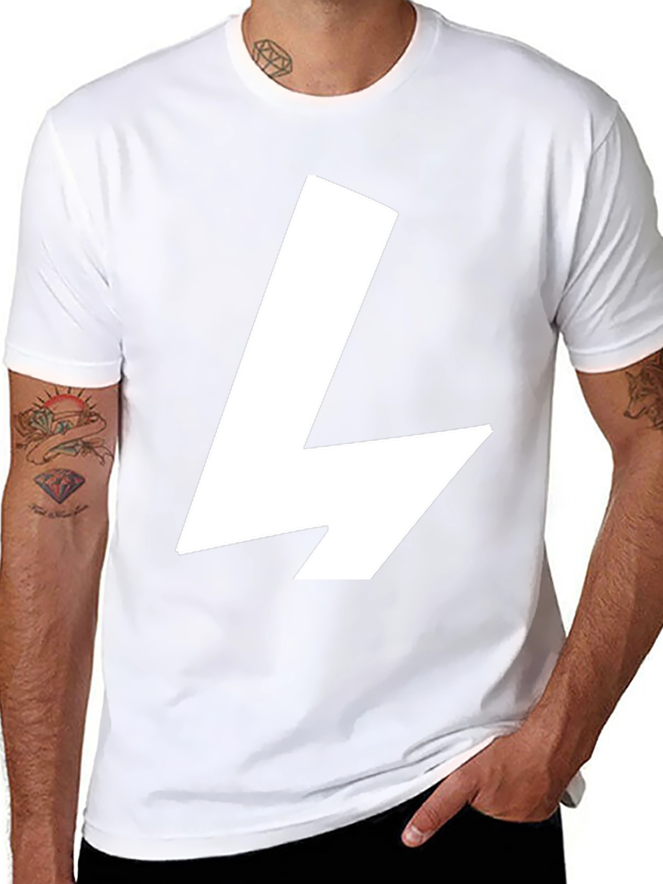 Bold Lightning Bolt Graphic Tee