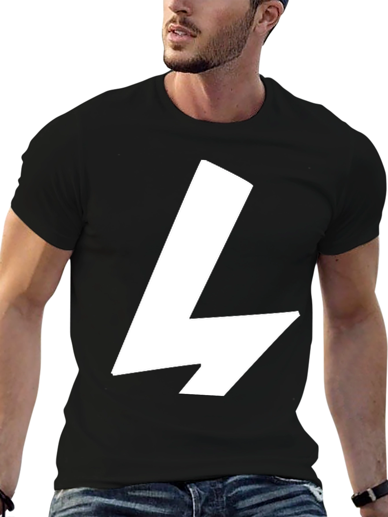 Bold Lightning Bolt Graphic Tee