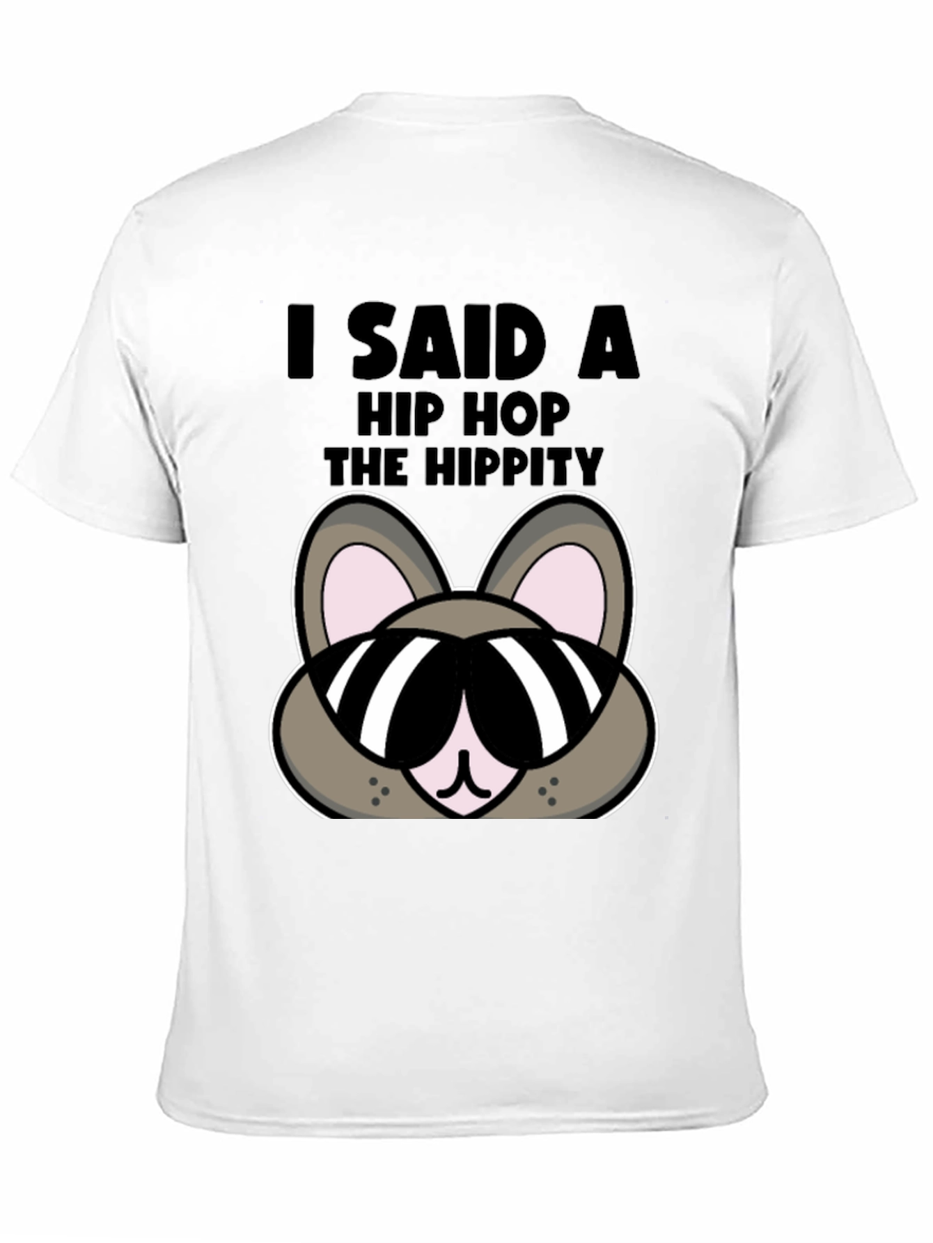 Hip Hop Hippity Funny Bunny T-Shirt