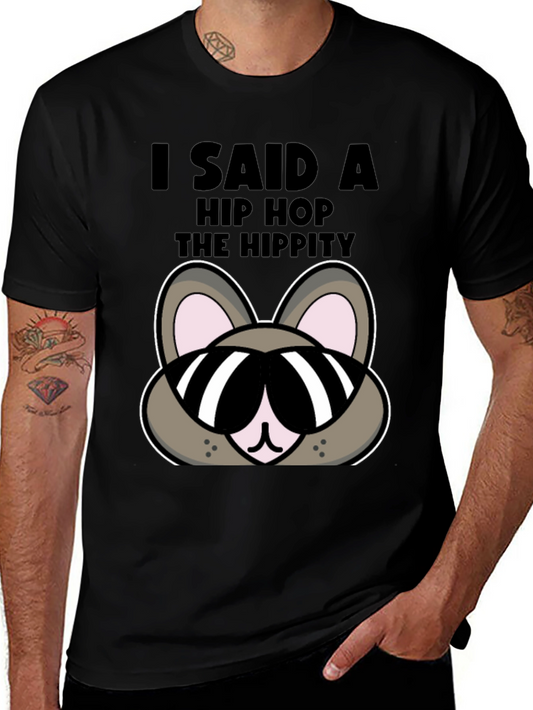 Hip Hop Hippity Funny Bunny T-Shirt