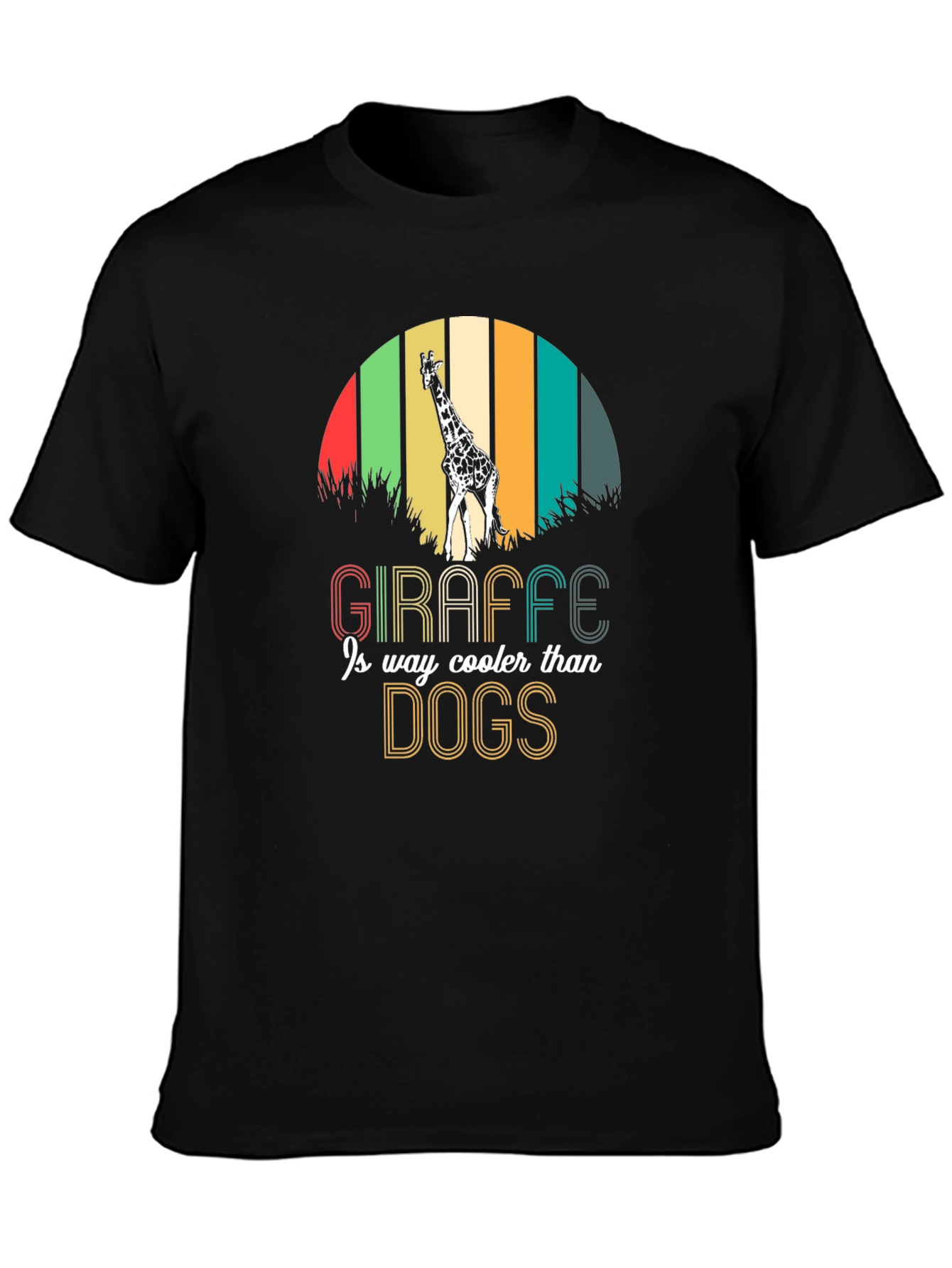 Giraffe Lover Graphic Tee - Cooler Than Dogs
