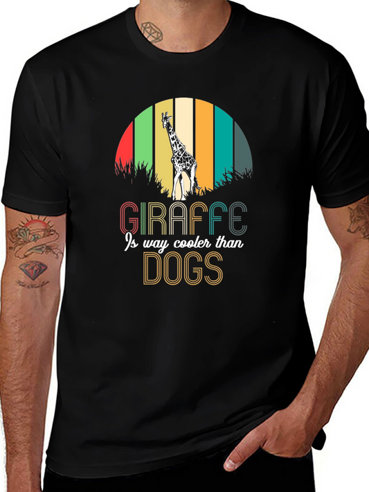 Giraffe Lover Graphic Tee - Cooler Than Dogs