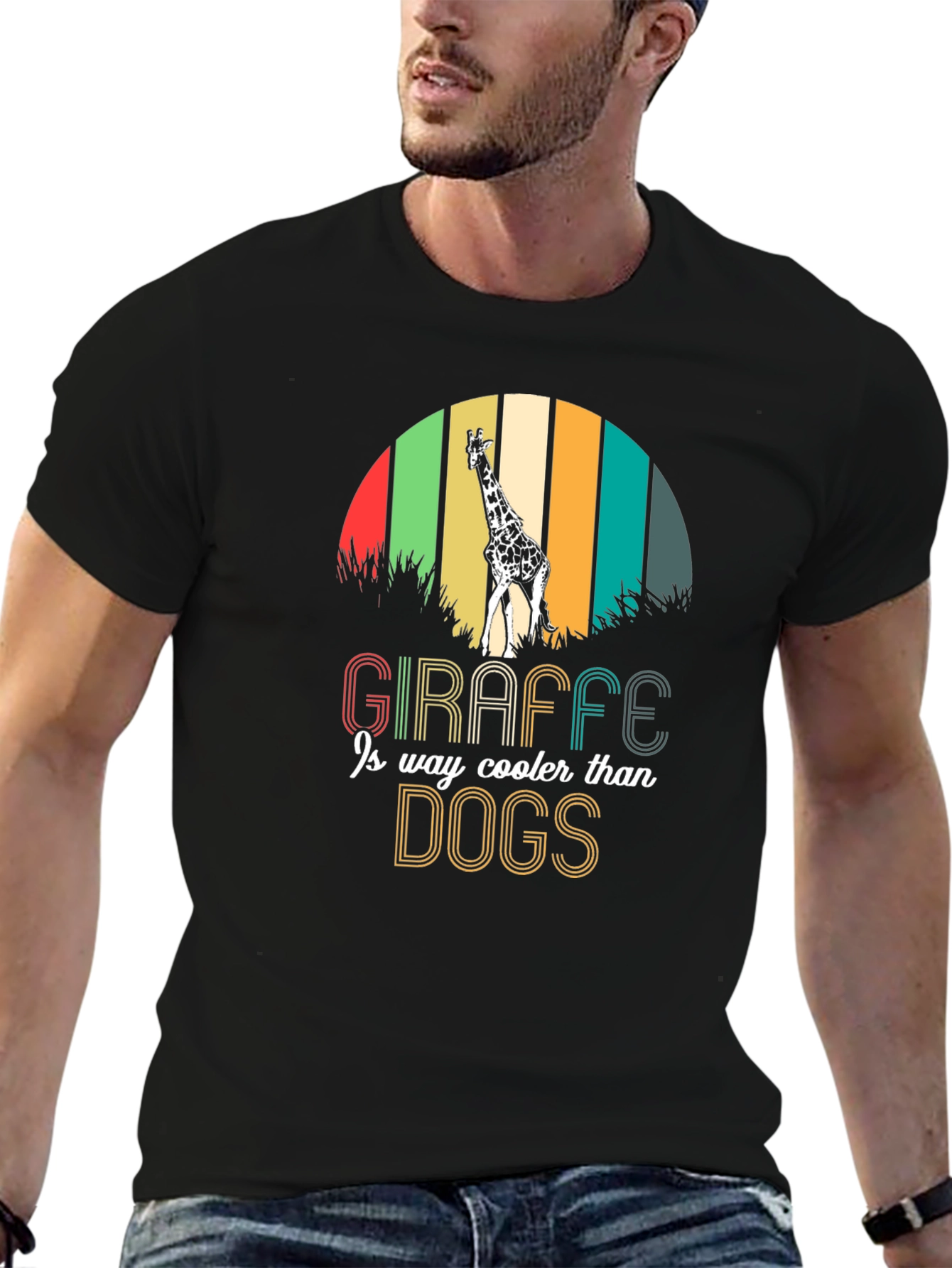 Giraffe Lover Graphic Tee - Cooler Than Dogs