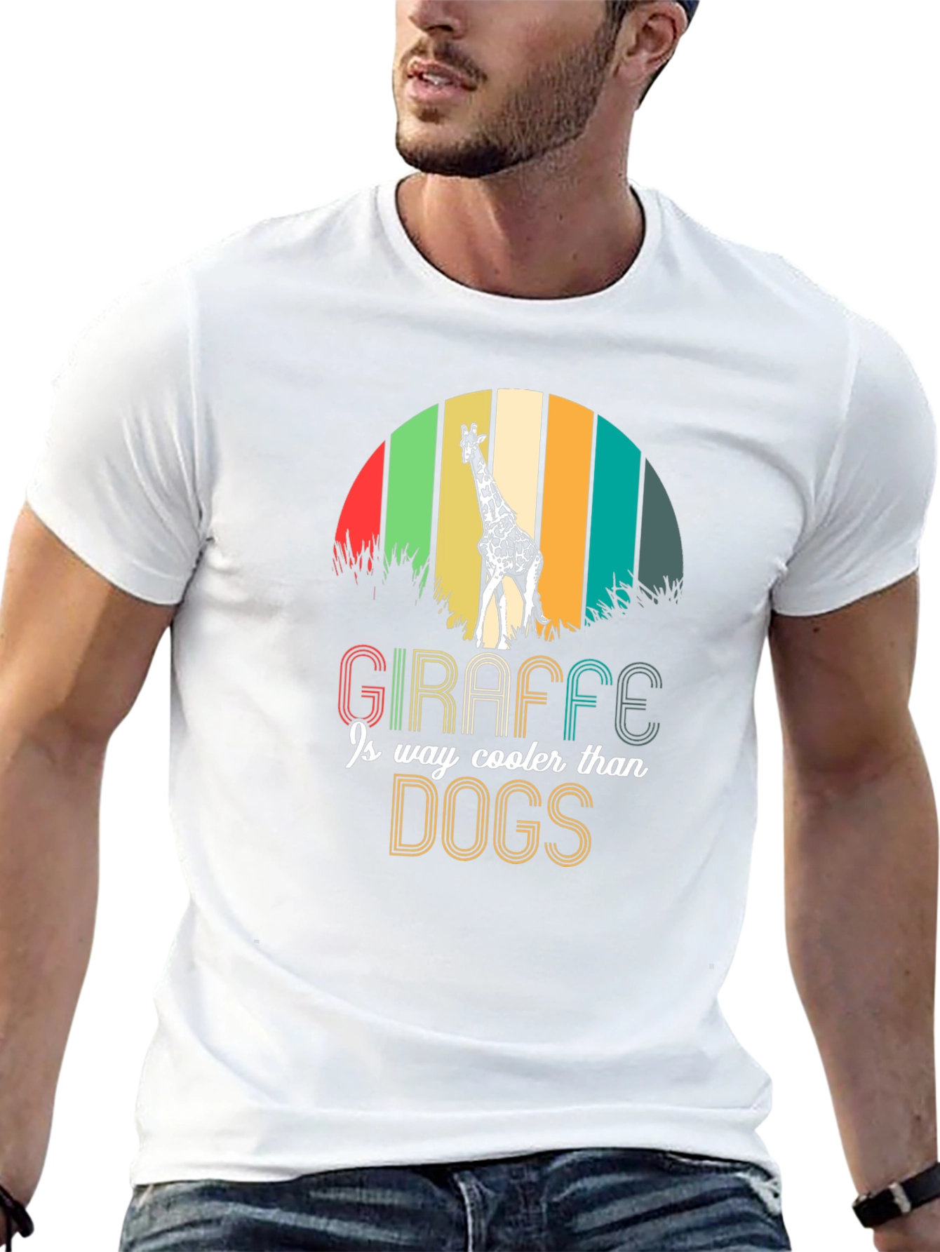 Giraffe Lover Graphic Tee - Cooler Than Dogs