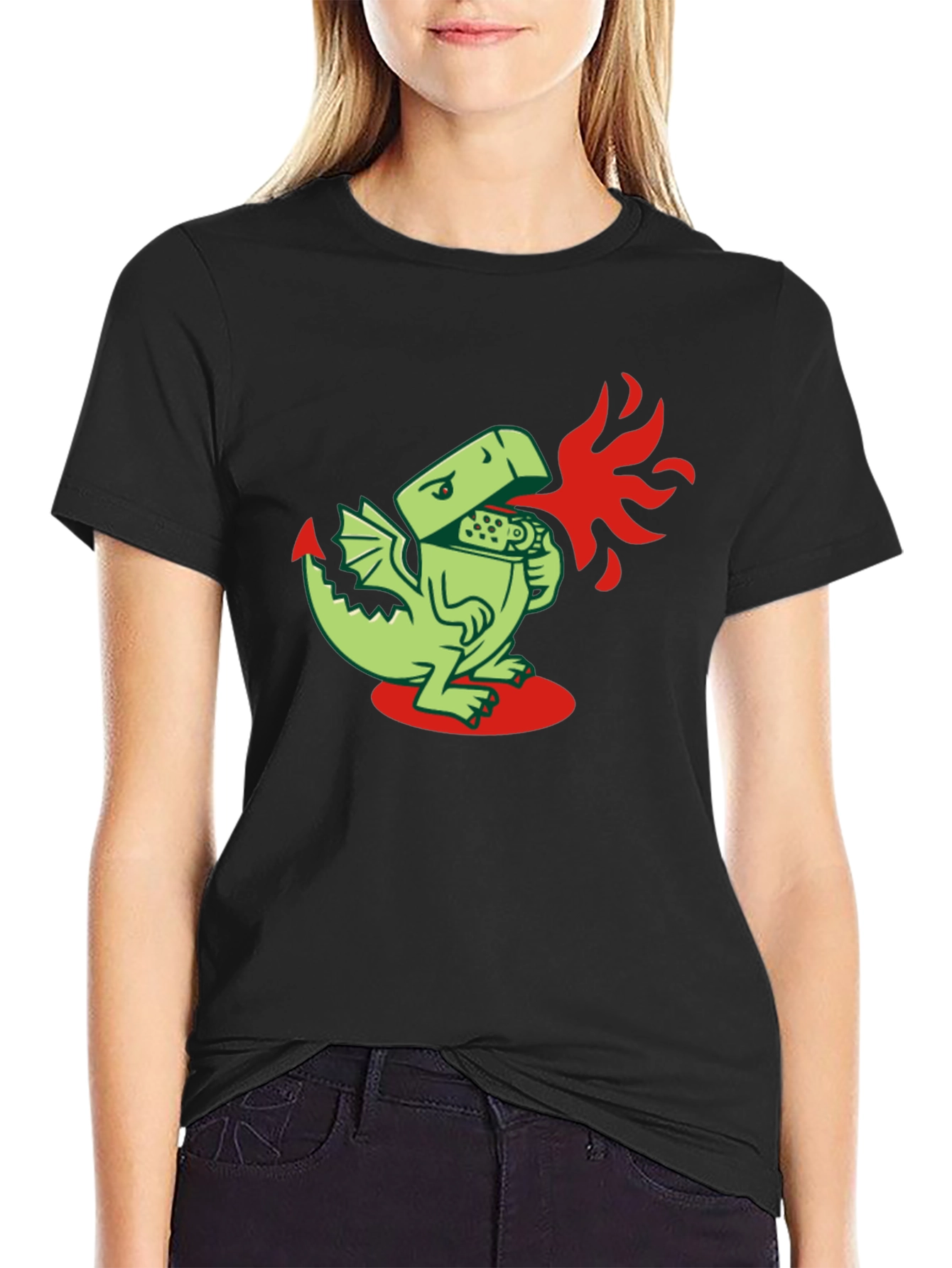 Dragon Lighter Graphic Tee - Unique Design