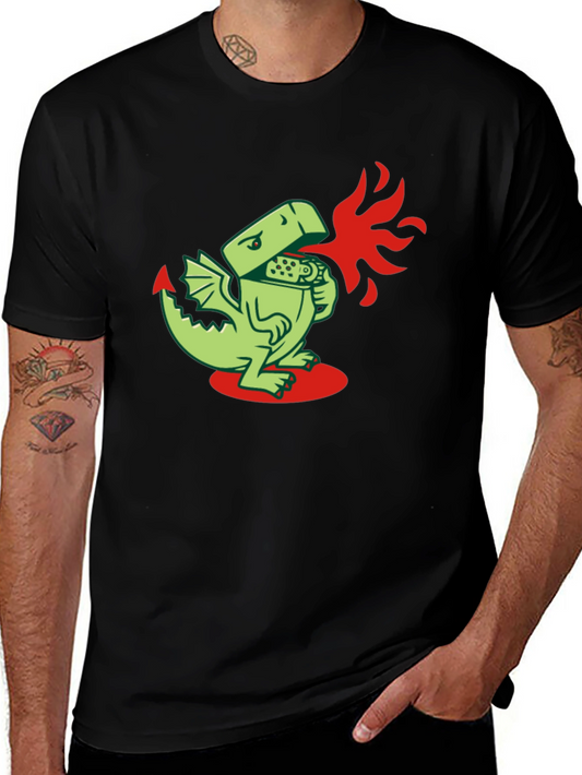 Dragon Lighter Graphic Tee - Unique Design
