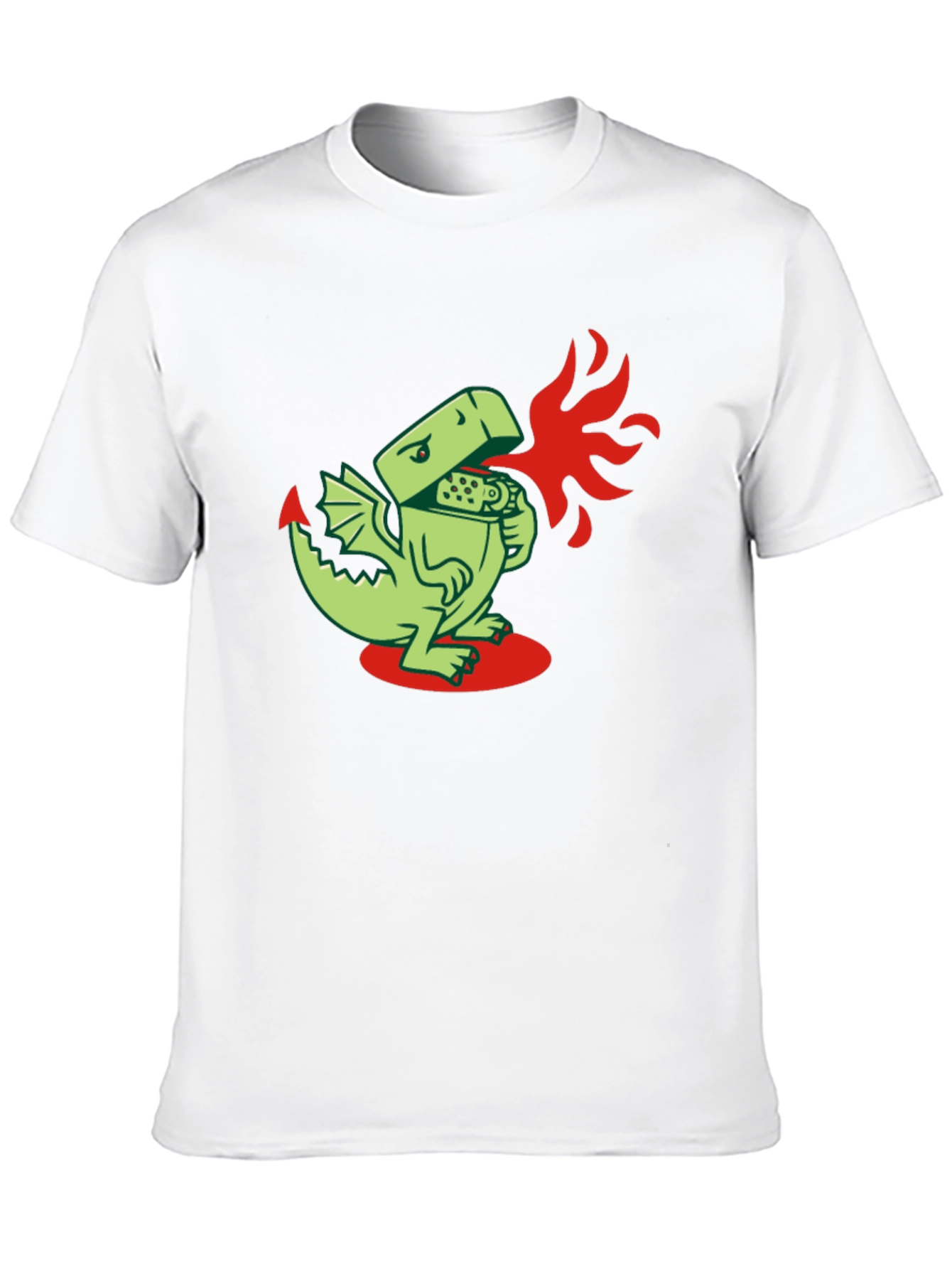Dragon Lighter Graphic Tee - Unique Design