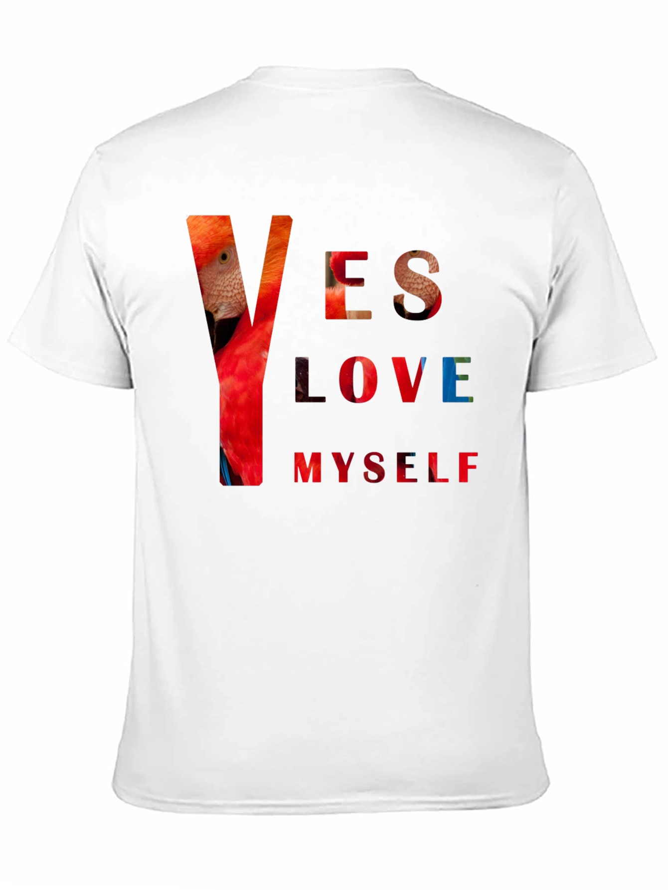 Yes Love Myself Graphic Print Black T-Shirt