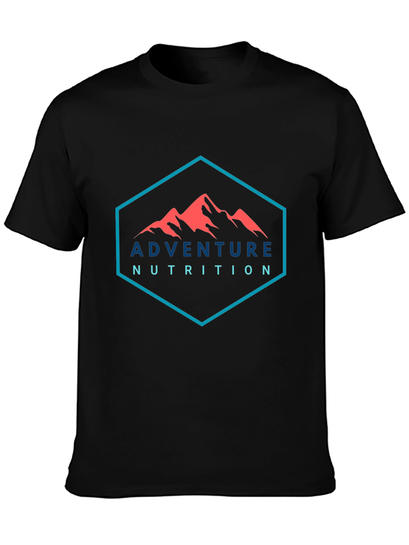Adventure Nutrition Graphic T-Shirt - Black