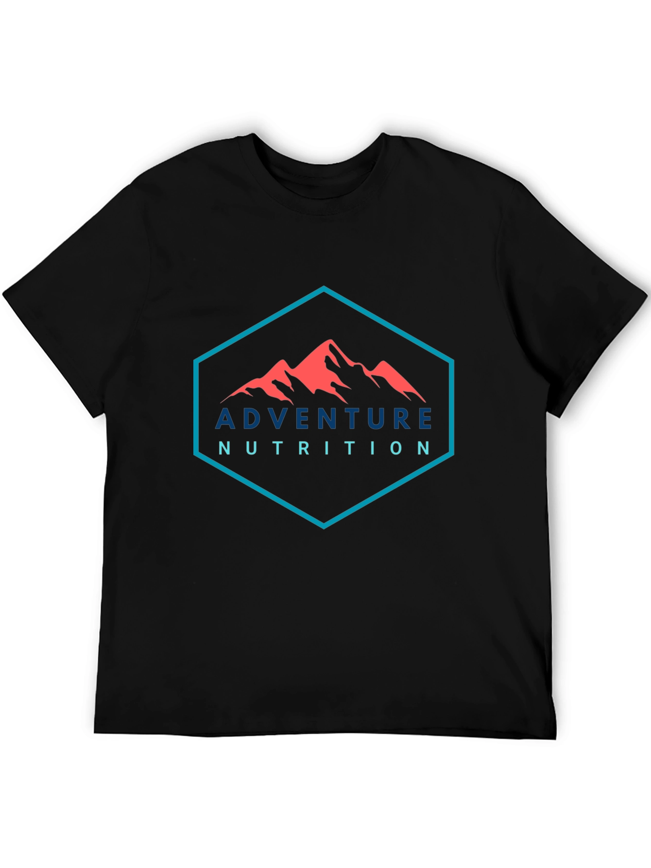 Adventure Nutrition Graphic T-Shirt - Black