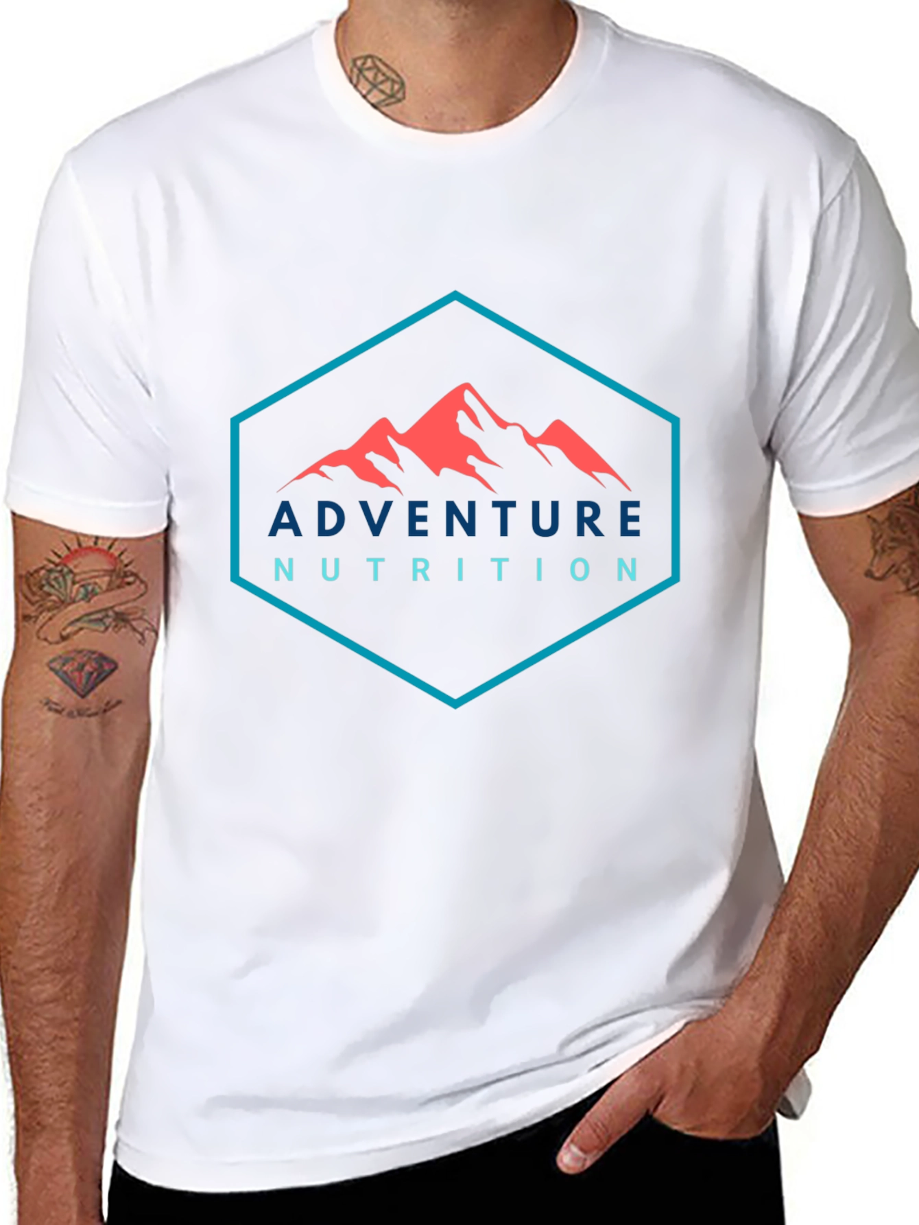 Adventure Nutrition Graphic T-Shirt - Black