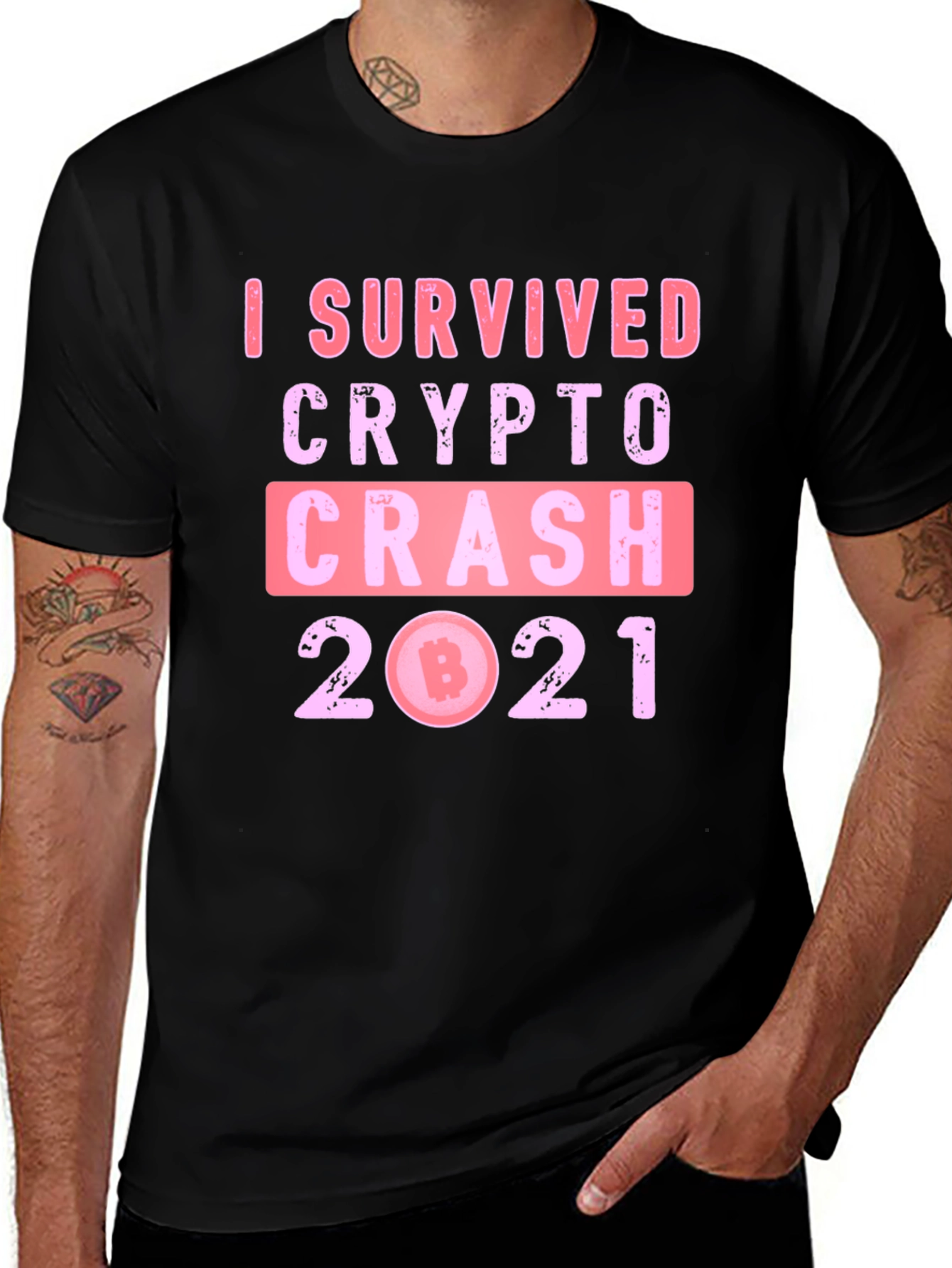 Crypto Crash 2021 Survivor Tee