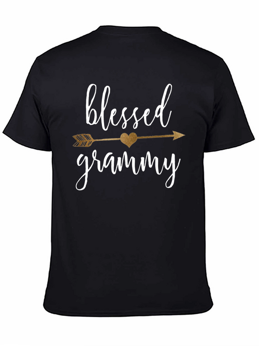 Blessed Grammy T-Shirt Heart Arrow Design