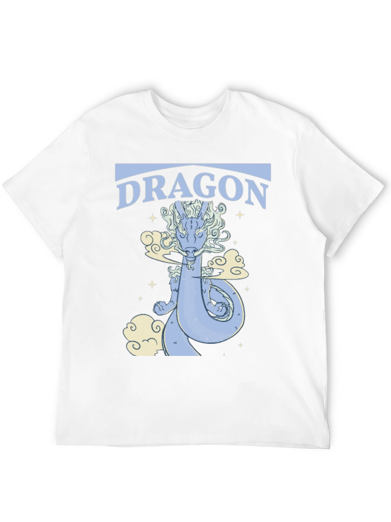 Dragon Graphic Print Black Tee
