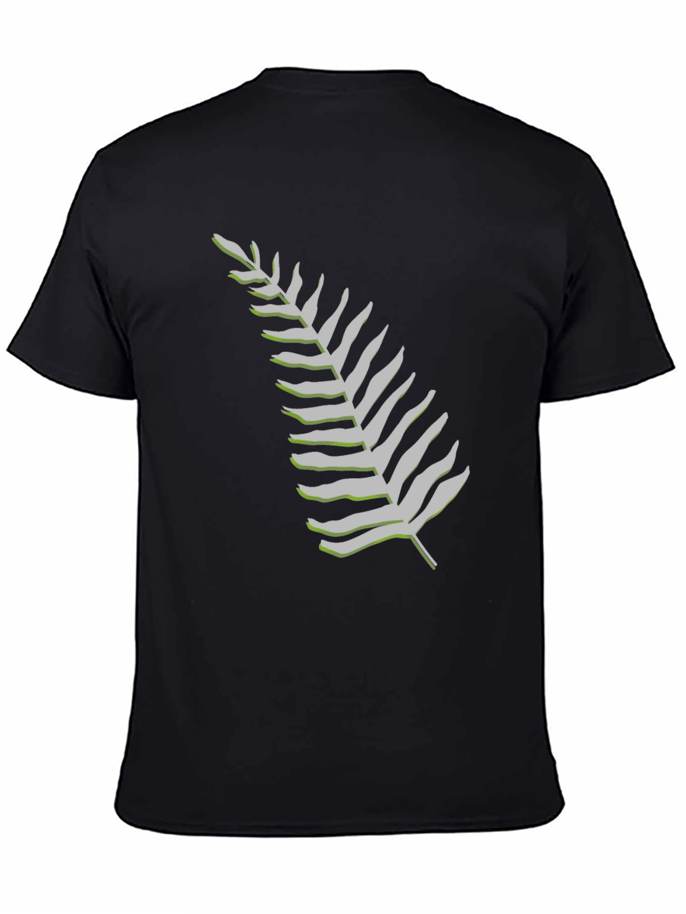 Fern Graphic Tee - Black Casual Comfort