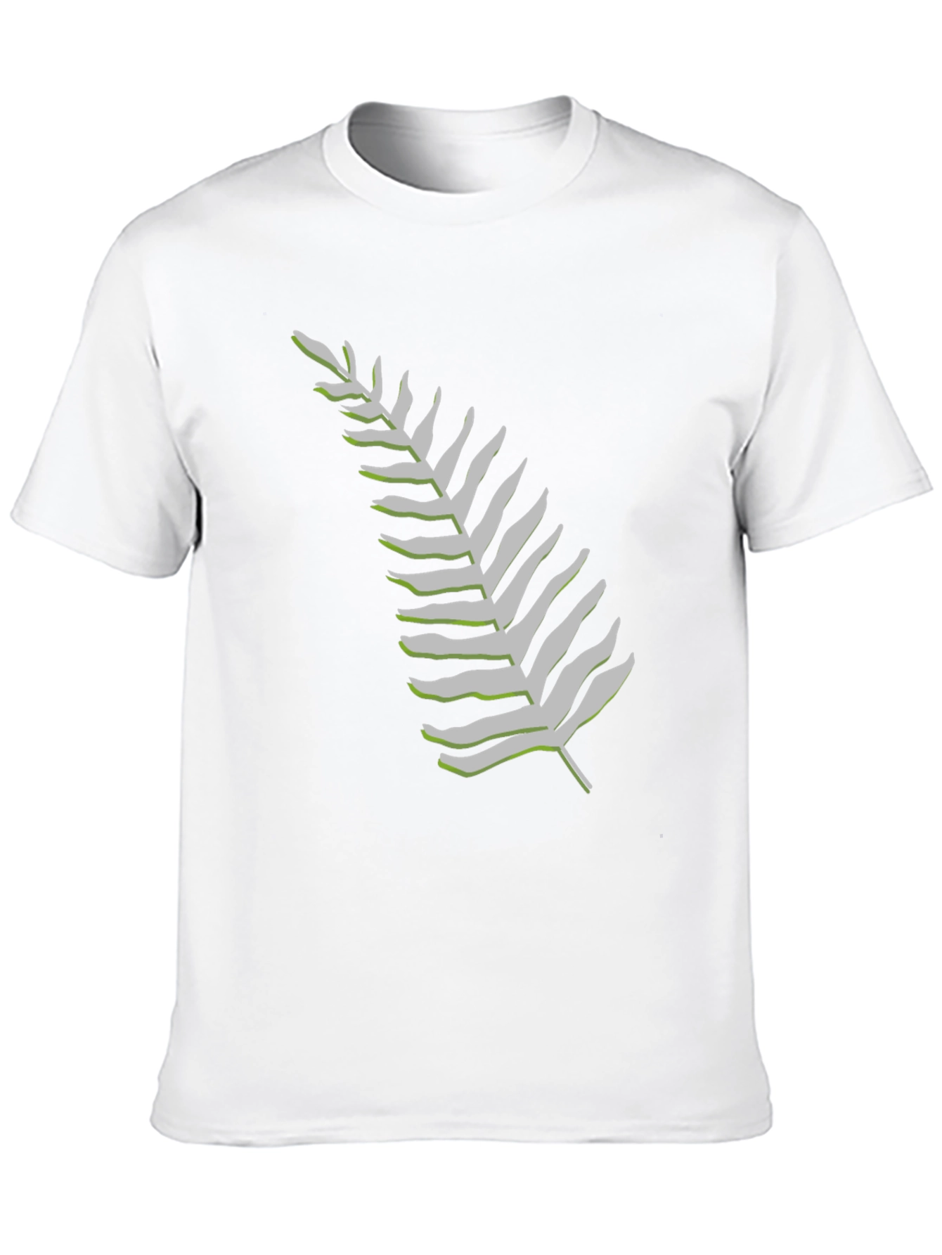 Fern Graphic Tee - Black Casual Comfort