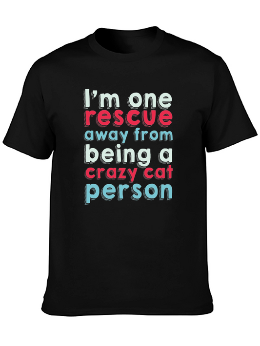 Crazy Cat Person Rescue T-Shirt