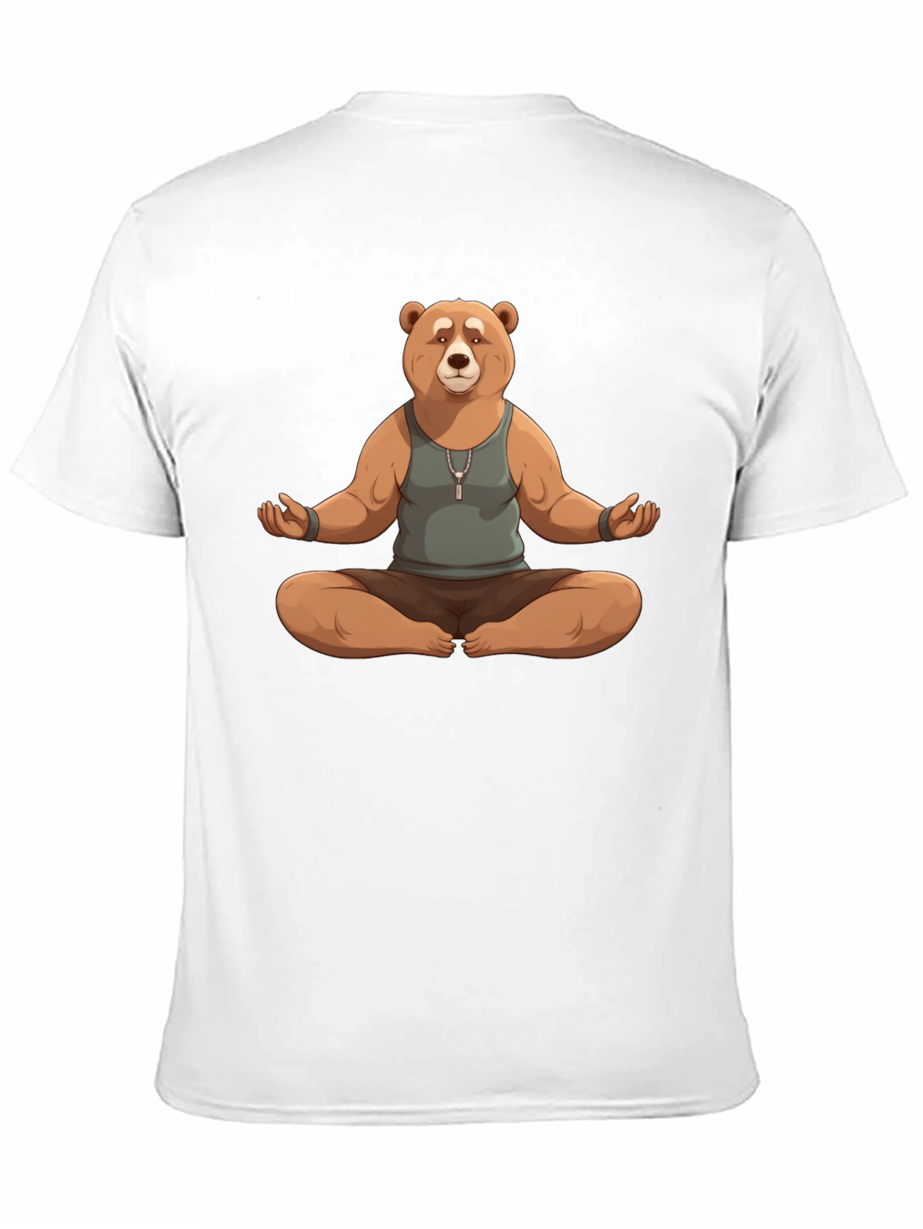 Meditating Bear Graphic Tee