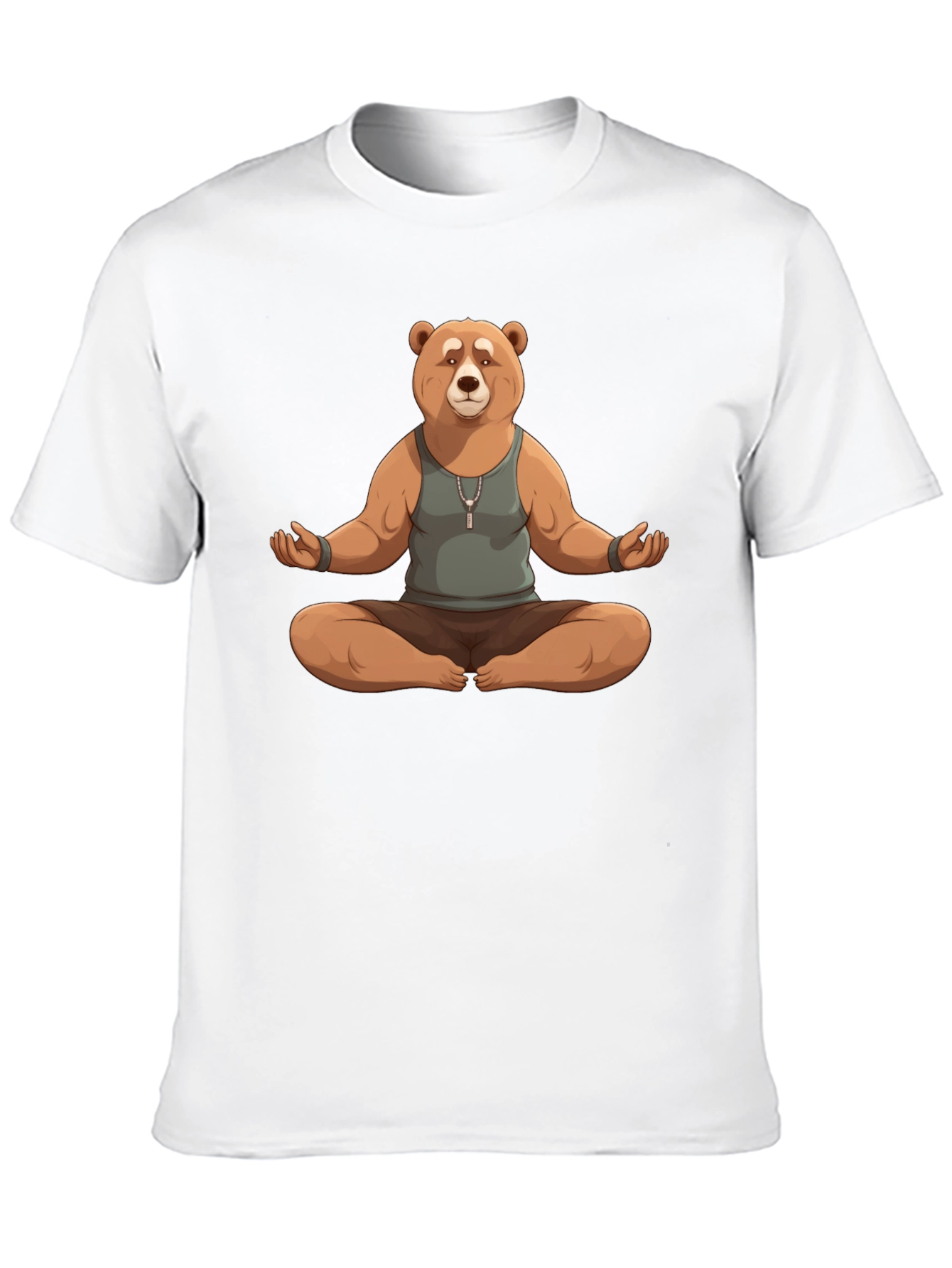 Meditating Bear Graphic Tee
