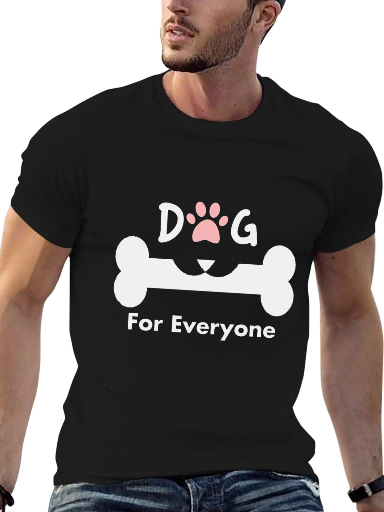 Dog For Everyone Black T-Shirt
