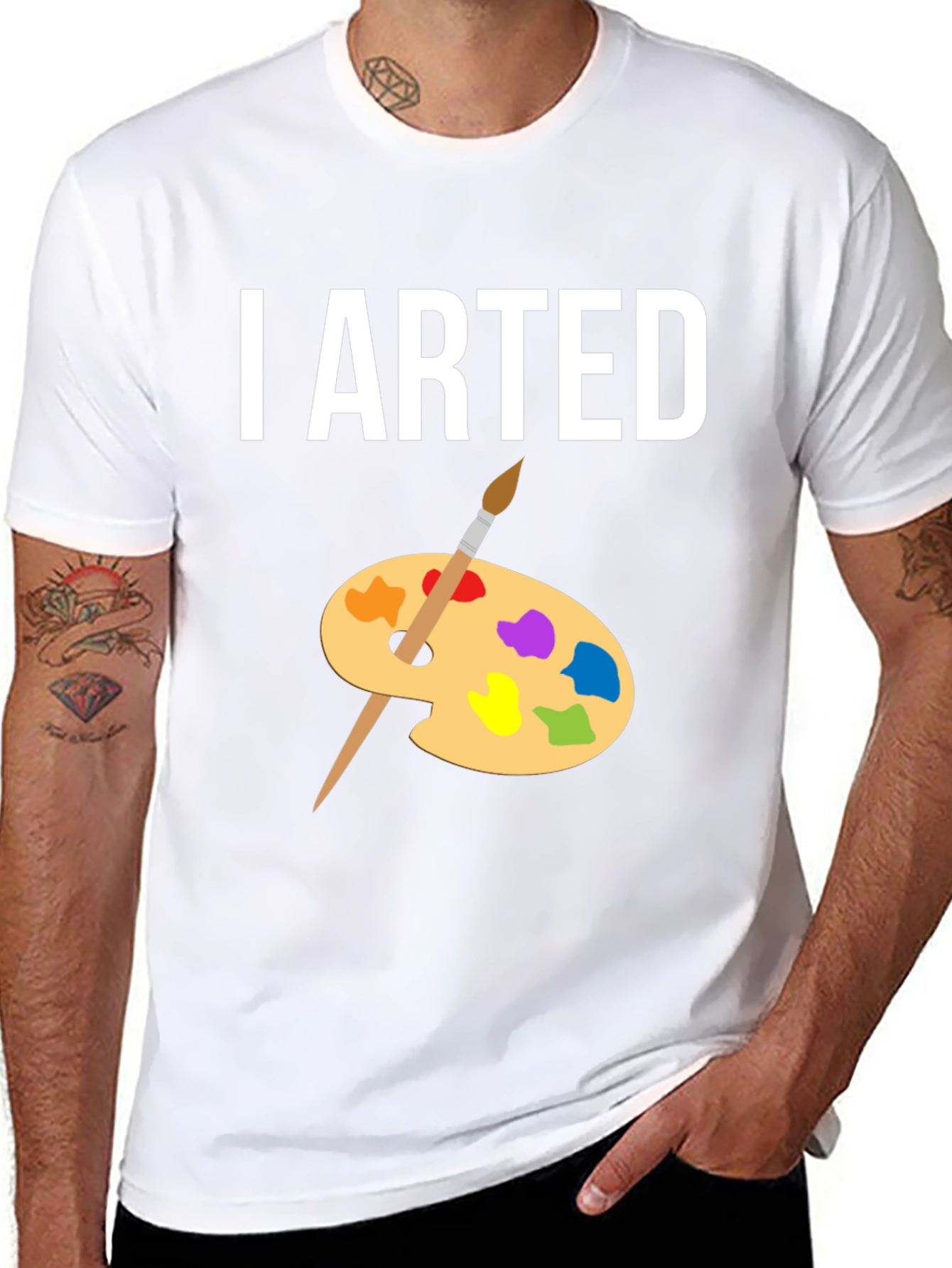 I Arted T-Shirt - Artist Palette Design
