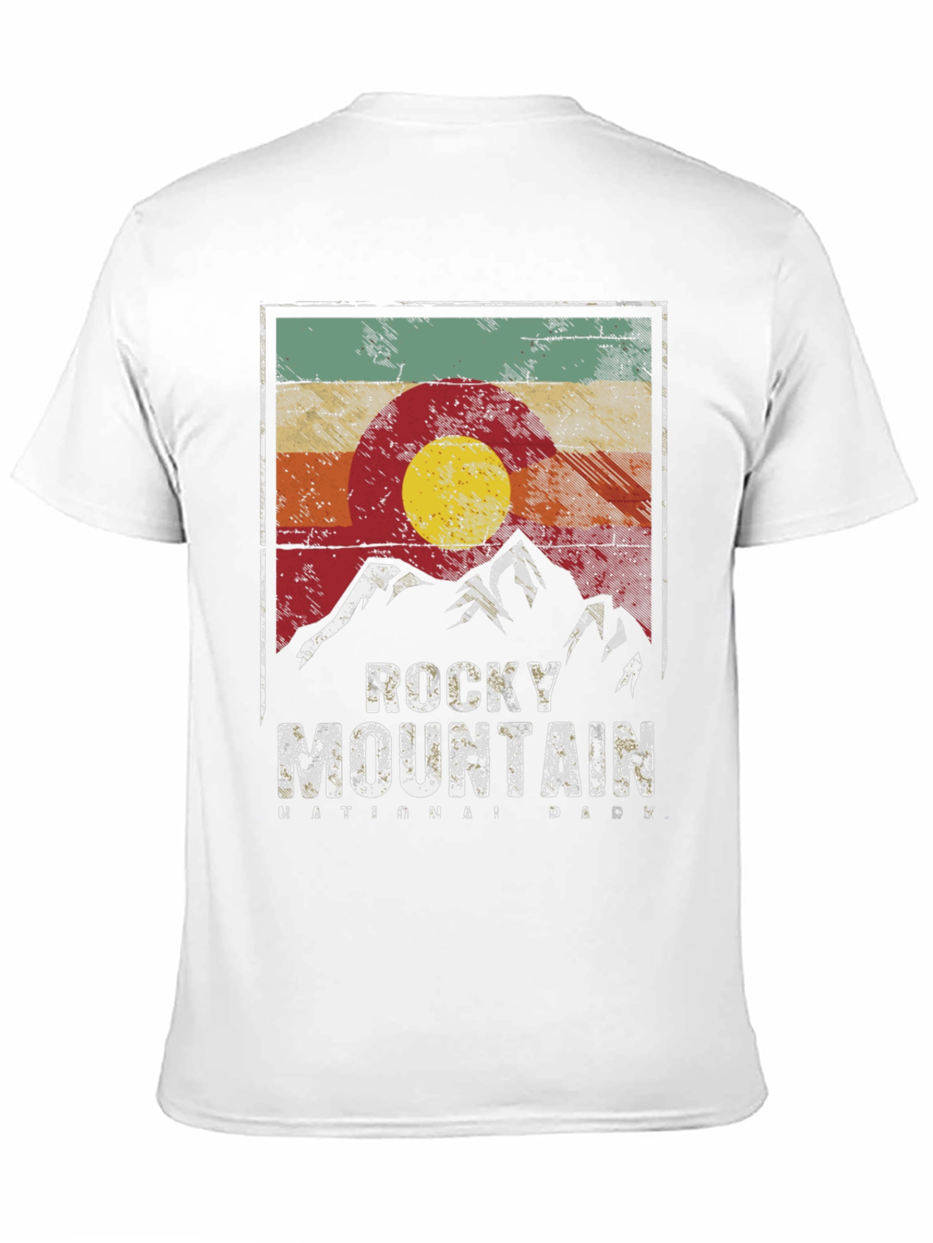 Rocky Mountain National Park Retro Graphic T-Shirt
