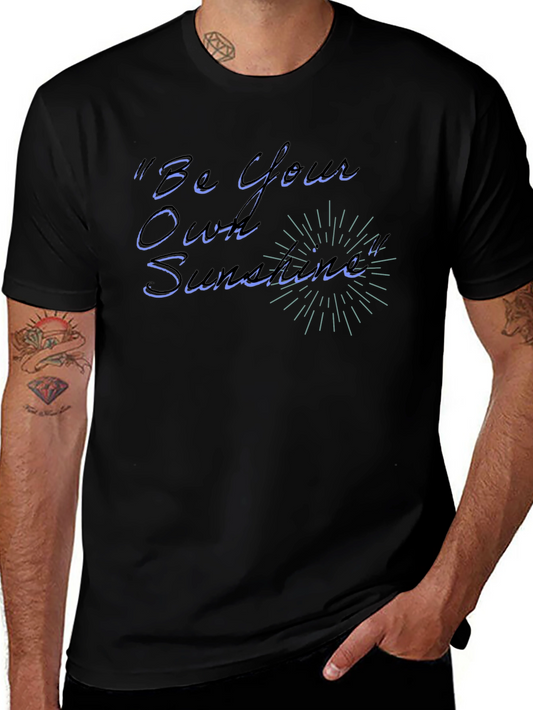 Be Your Own Sunshine Black Graphic Tee