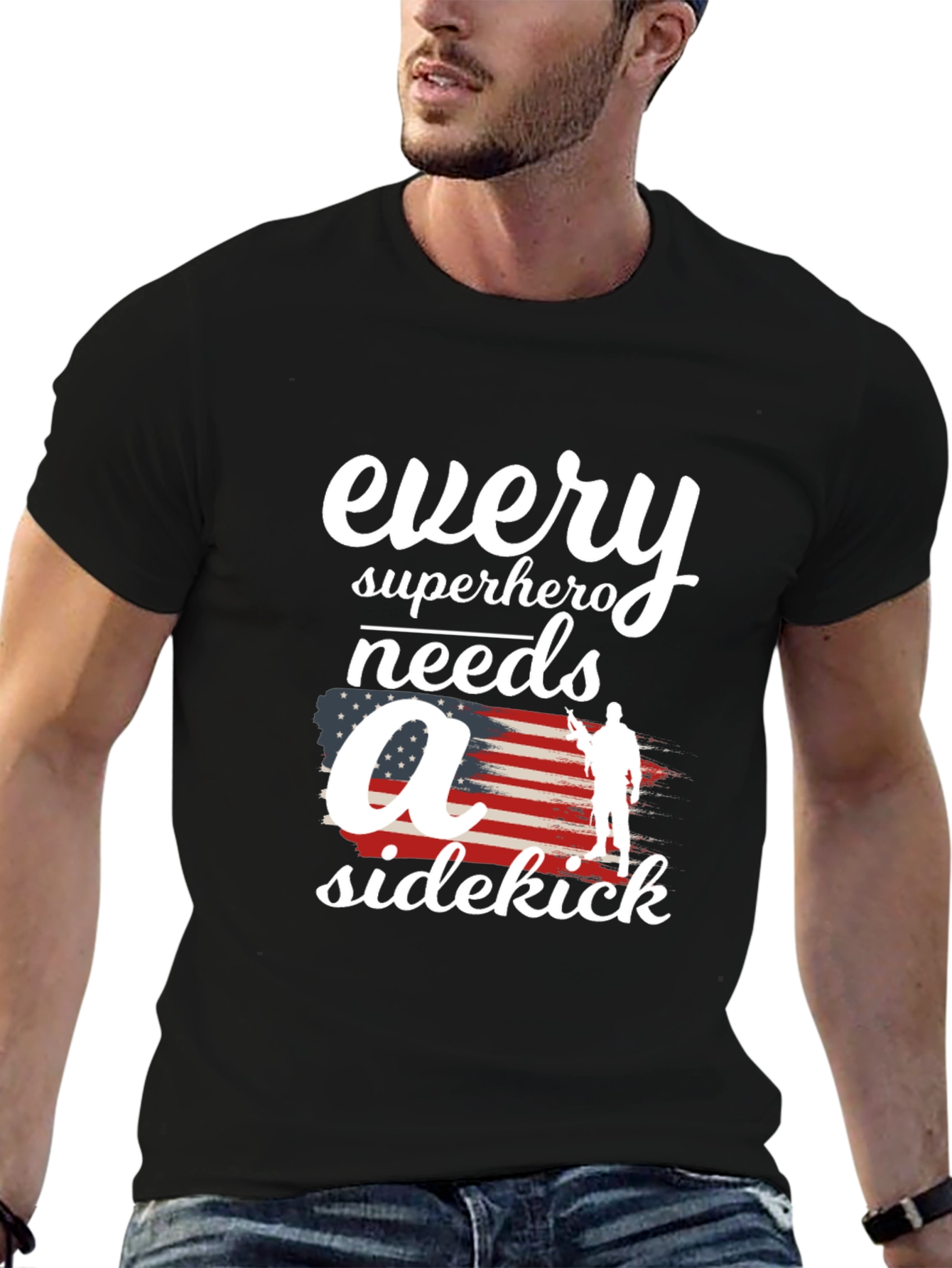Every Superhero Needs a Sidekick Graphic Tee