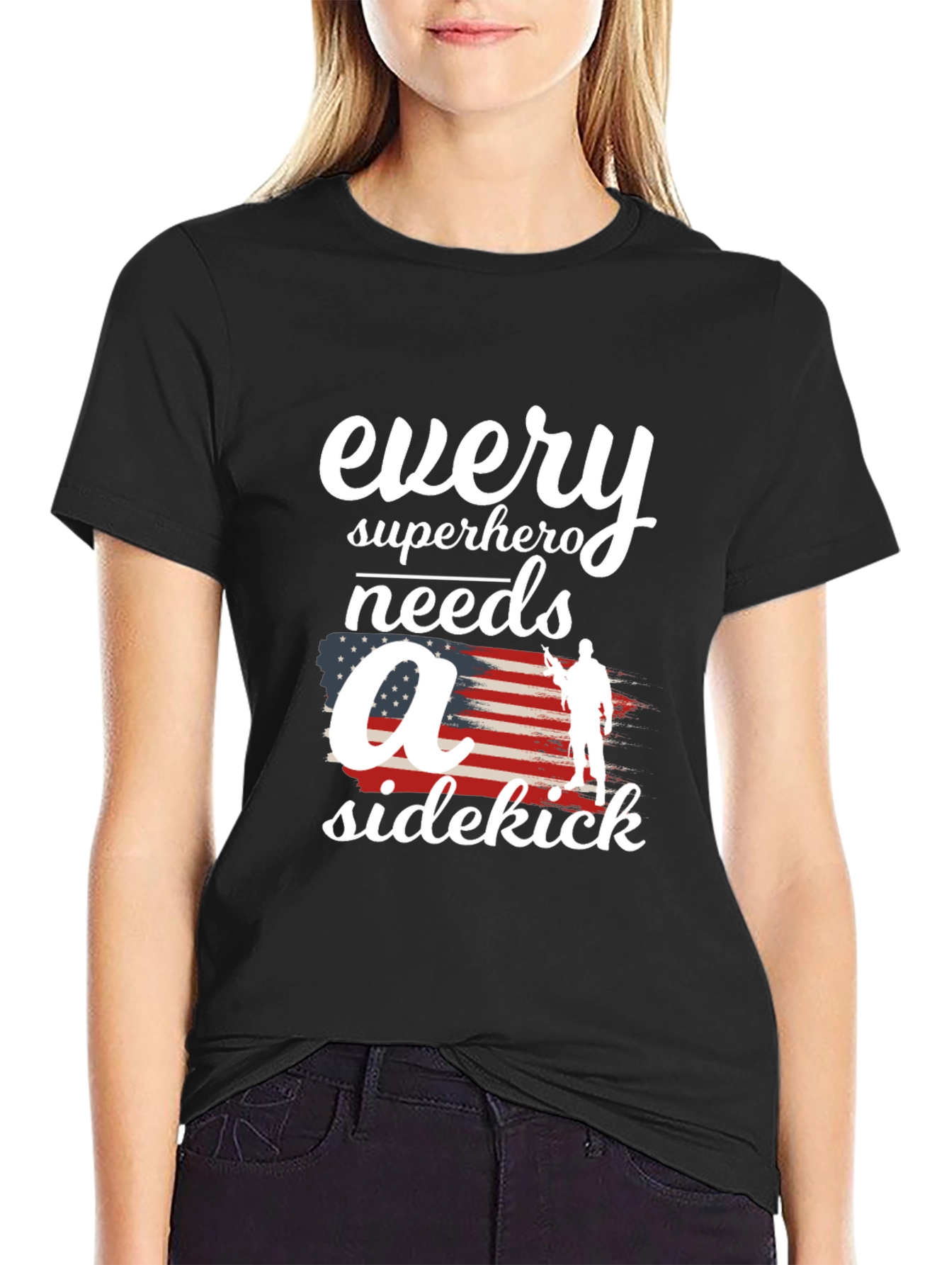Every Superhero Needs a Sidekick Graphic Tee