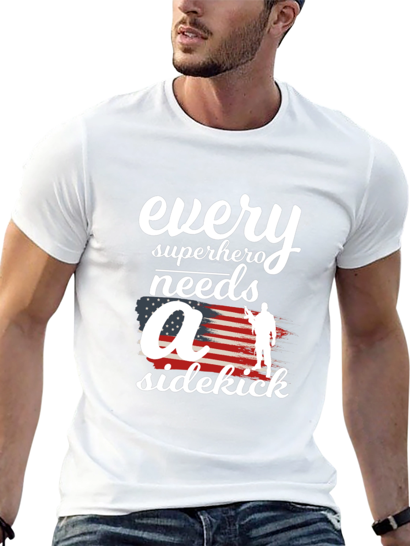 Every Superhero Needs a Sidekick Graphic Tee