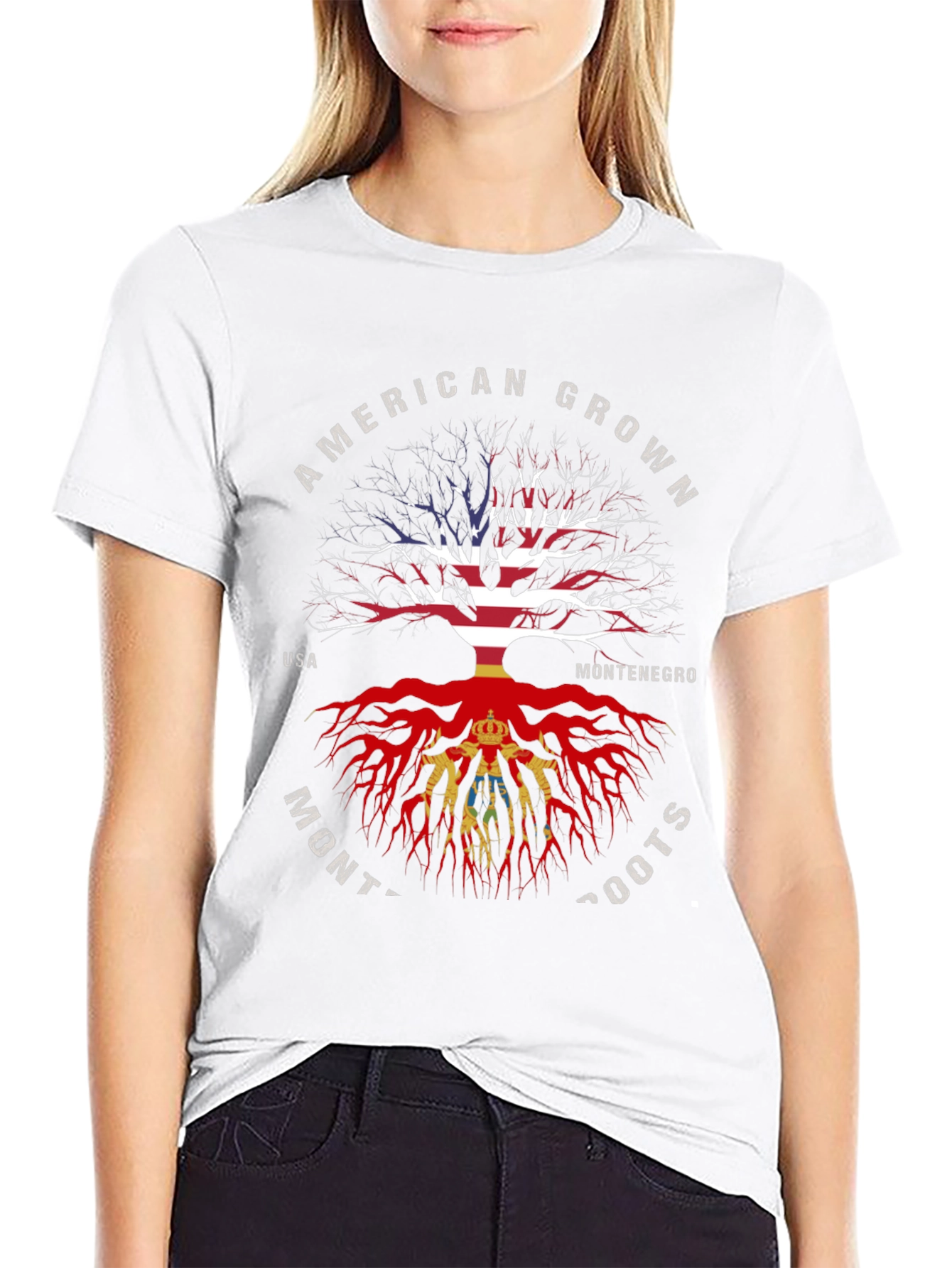 American Grown Montenegro Roots T-Shirt