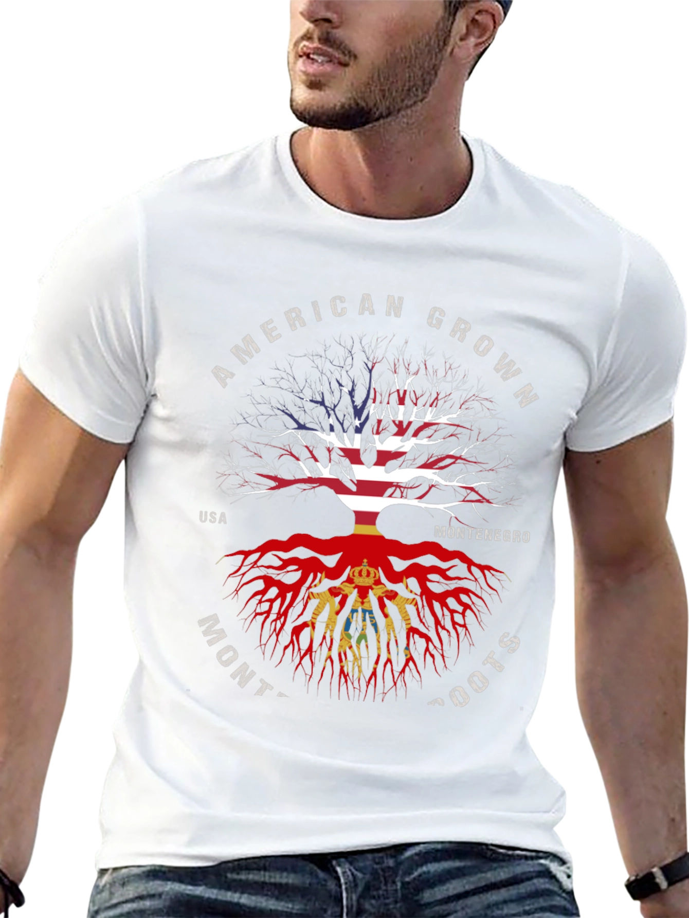 American Grown Montenegro Roots T-Shirt
