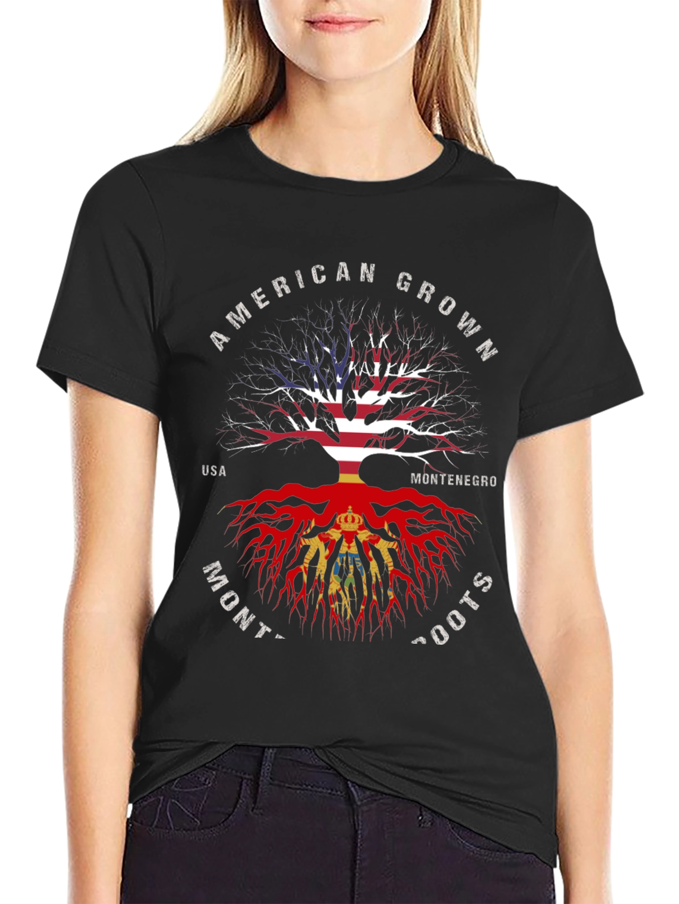 American Grown Montenegro Roots T-Shirt