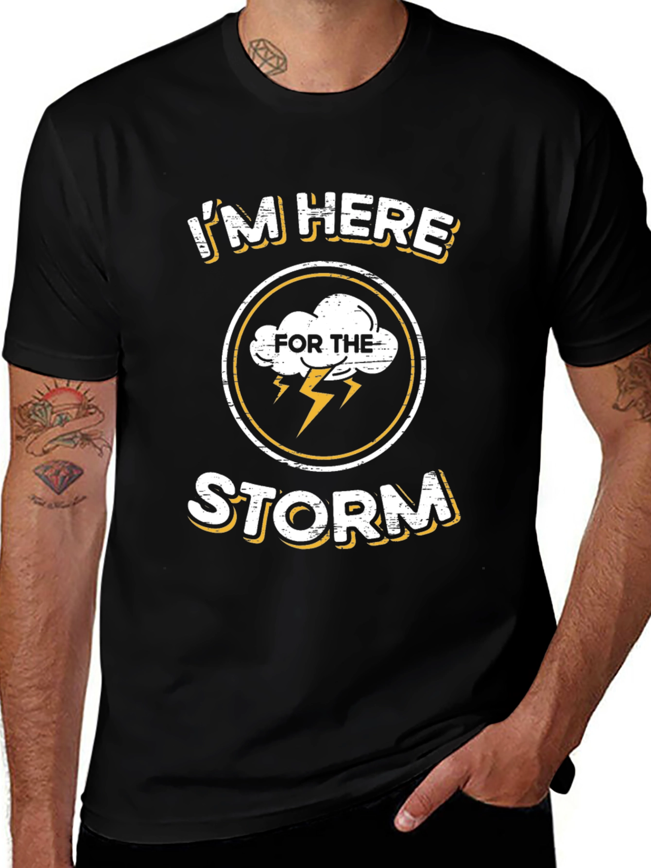Im Here for the Storm Graphic T-Shirt