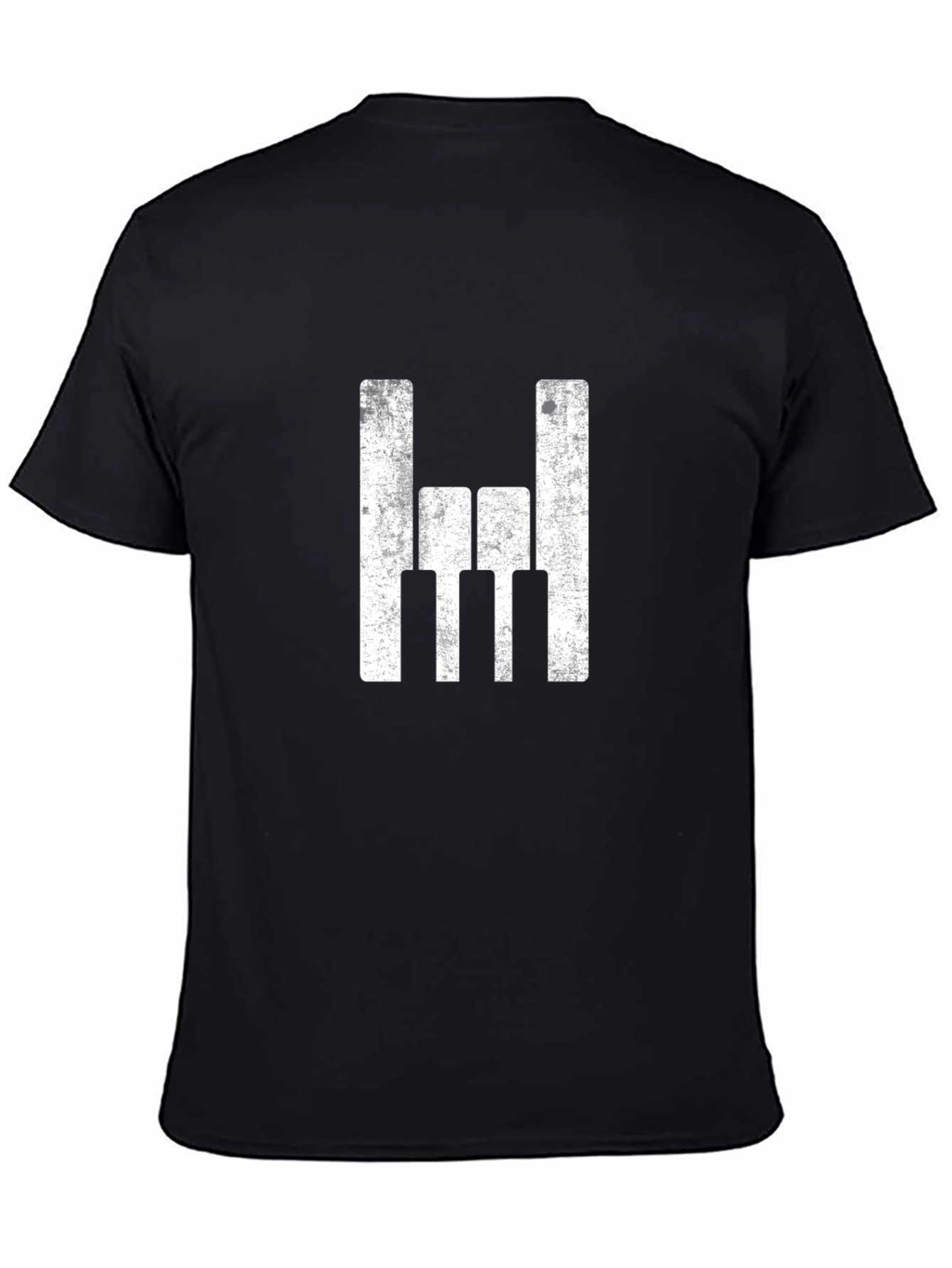 Piano Rock T-Shirt - Distressed Graphic Tee